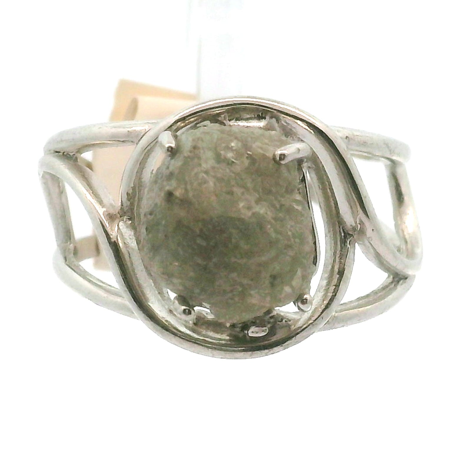 Diamond Specimen Cuff Ring Ring .925 Silver