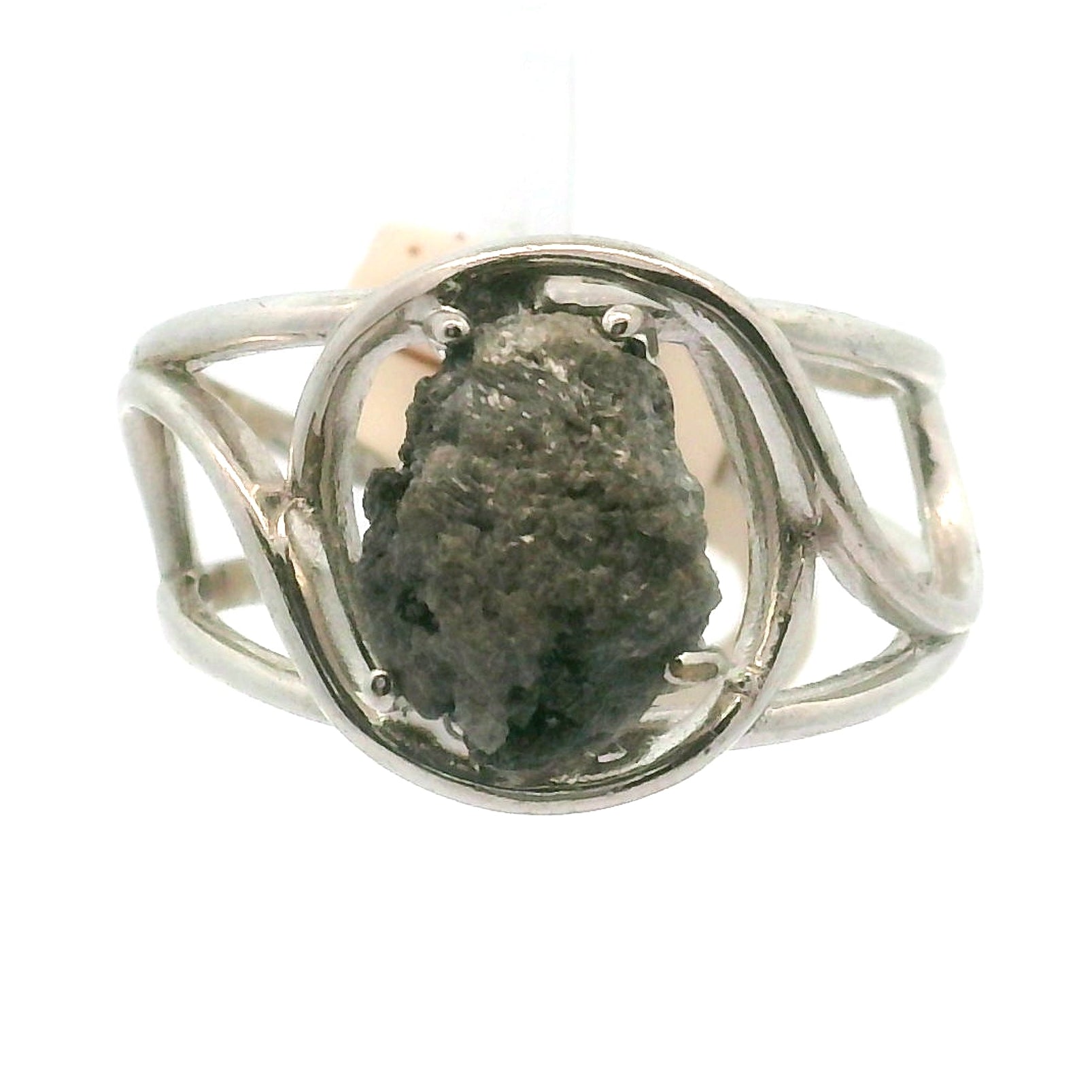 Diamond Specimen Cuff Ring Ring .925 Silver