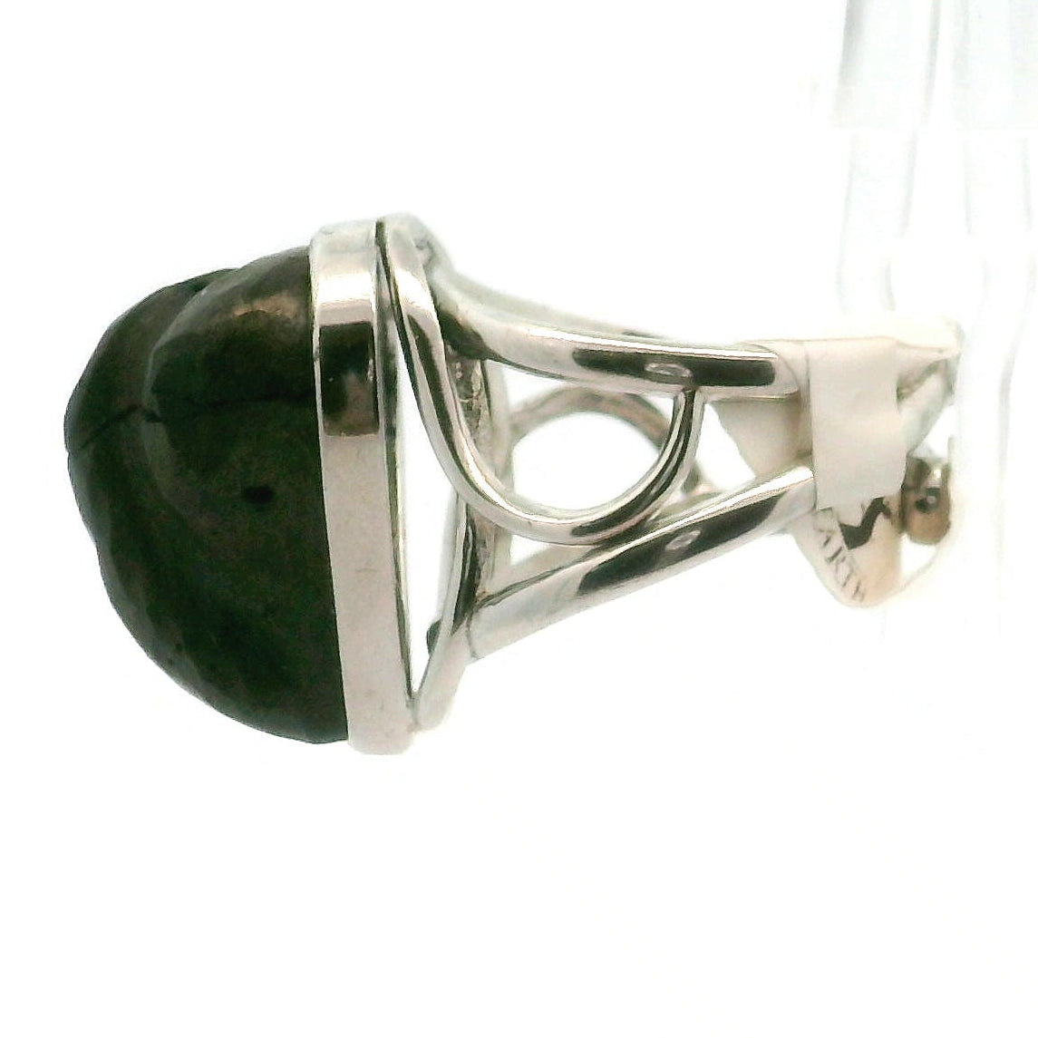 Alienite Star Being Cuff Ring 925 Silver