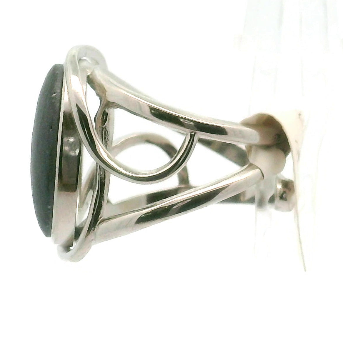Silicon Cuff Ring .925 Silver For healing and memory.