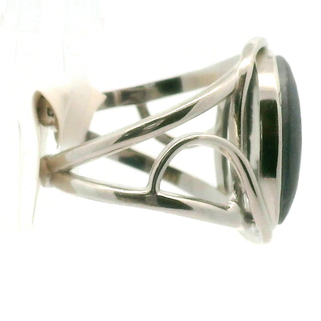 Silicon Cuff Ring .925 Silver For healing and memory.