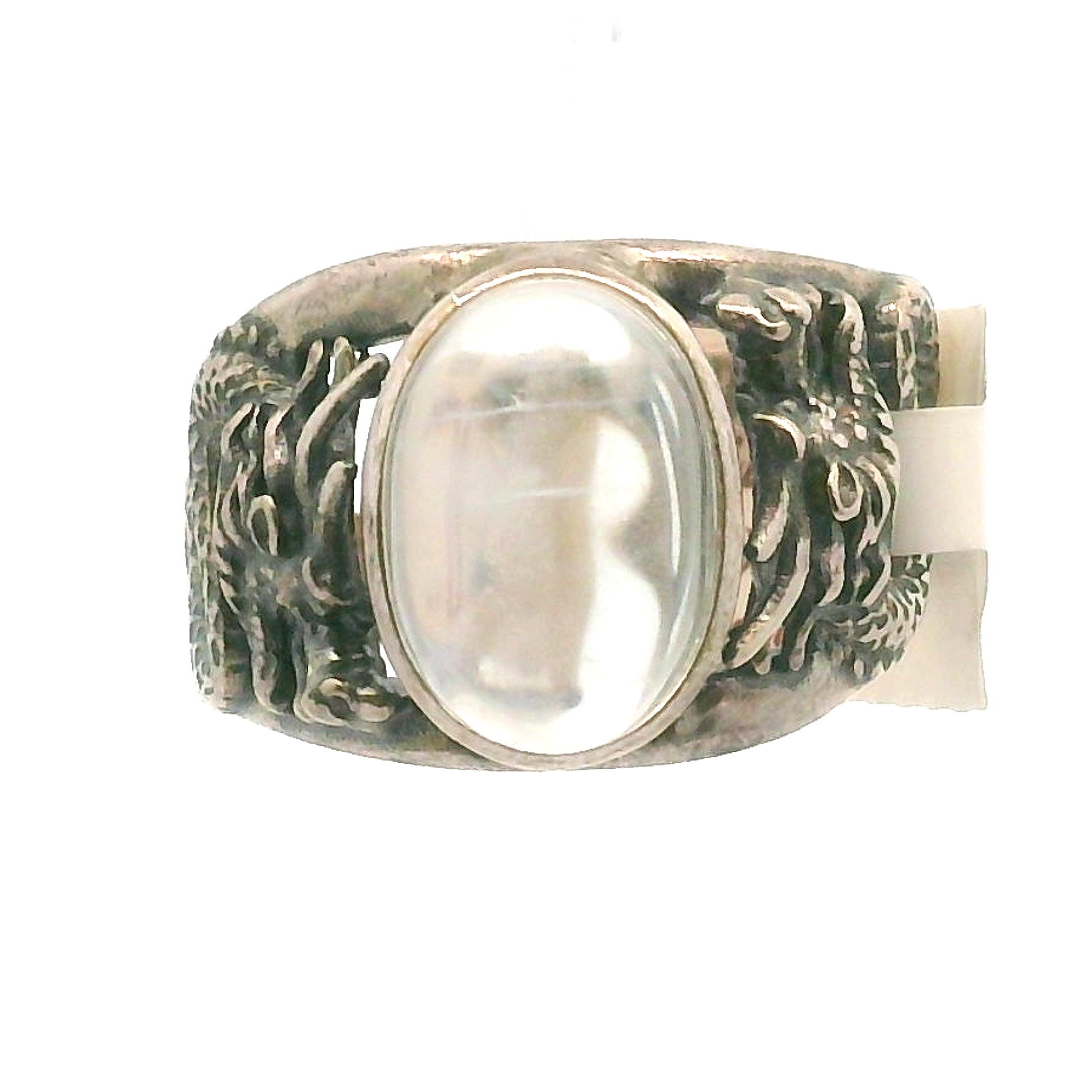 Dragon Cuff Ring 925 Silver for Courage, Protection and Personal Power