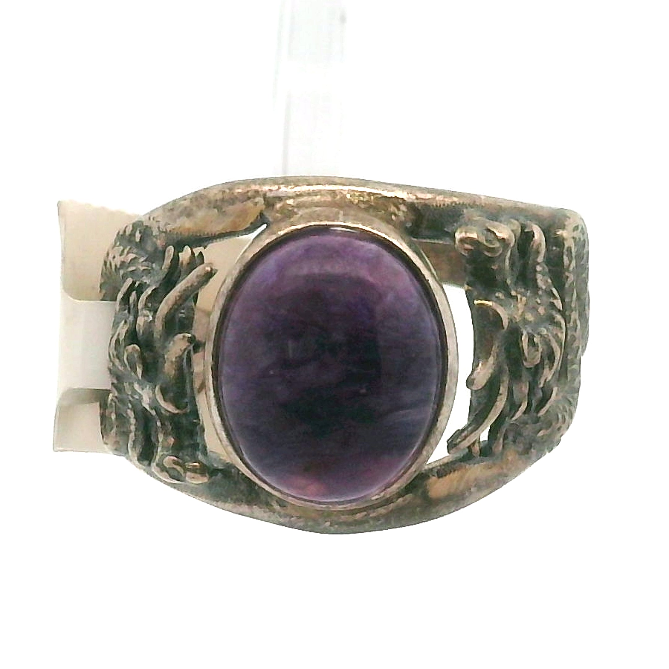Dragon Cuff Ring 925 Silver for Courage, Protection and Personal Power