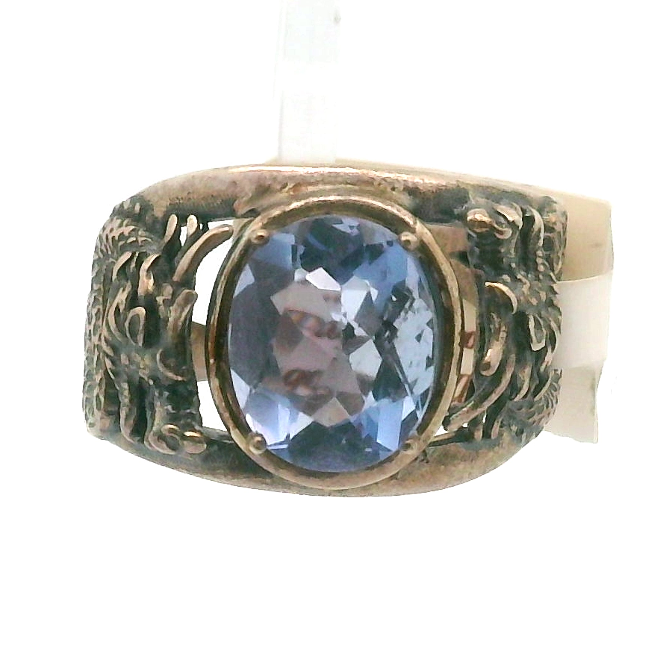 Dragon Cuff Ring 925 Silver for Courage, Protection and Personal Power