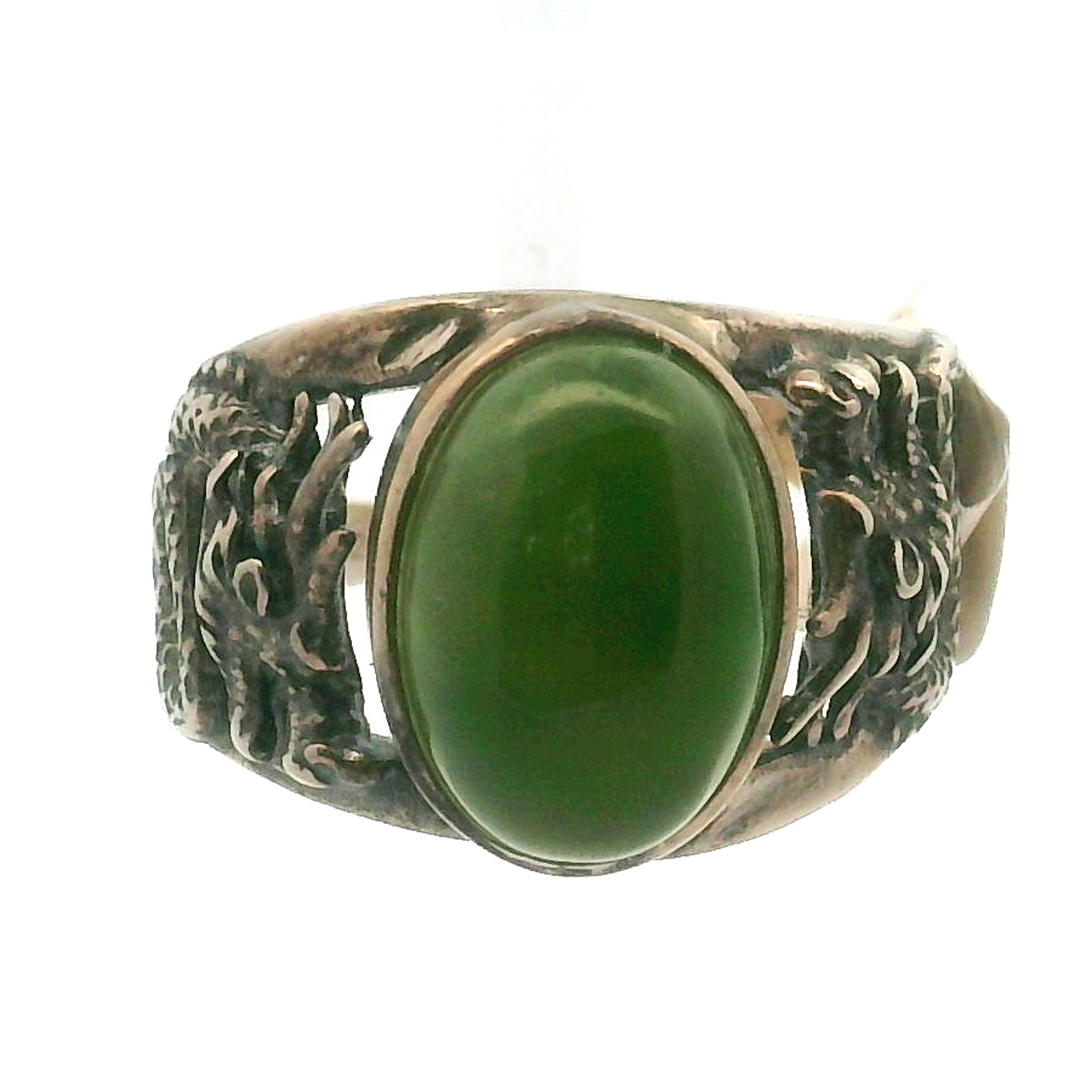 Dragon Cuff Ring 925 Silver for Courage, Protection and Personal Power