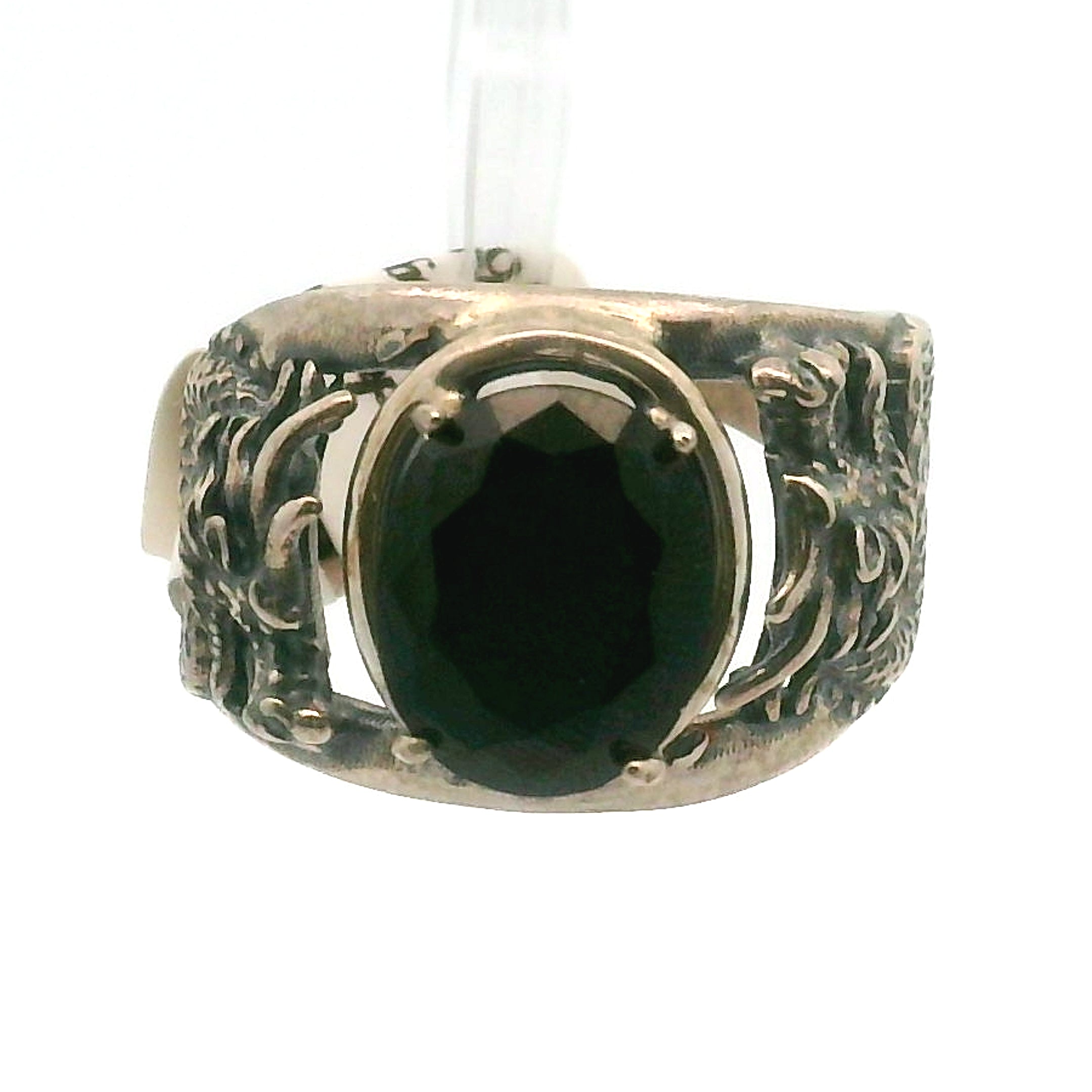 Dragon Cuff Ring 925 Silver for Courage, Protection and Personal Power