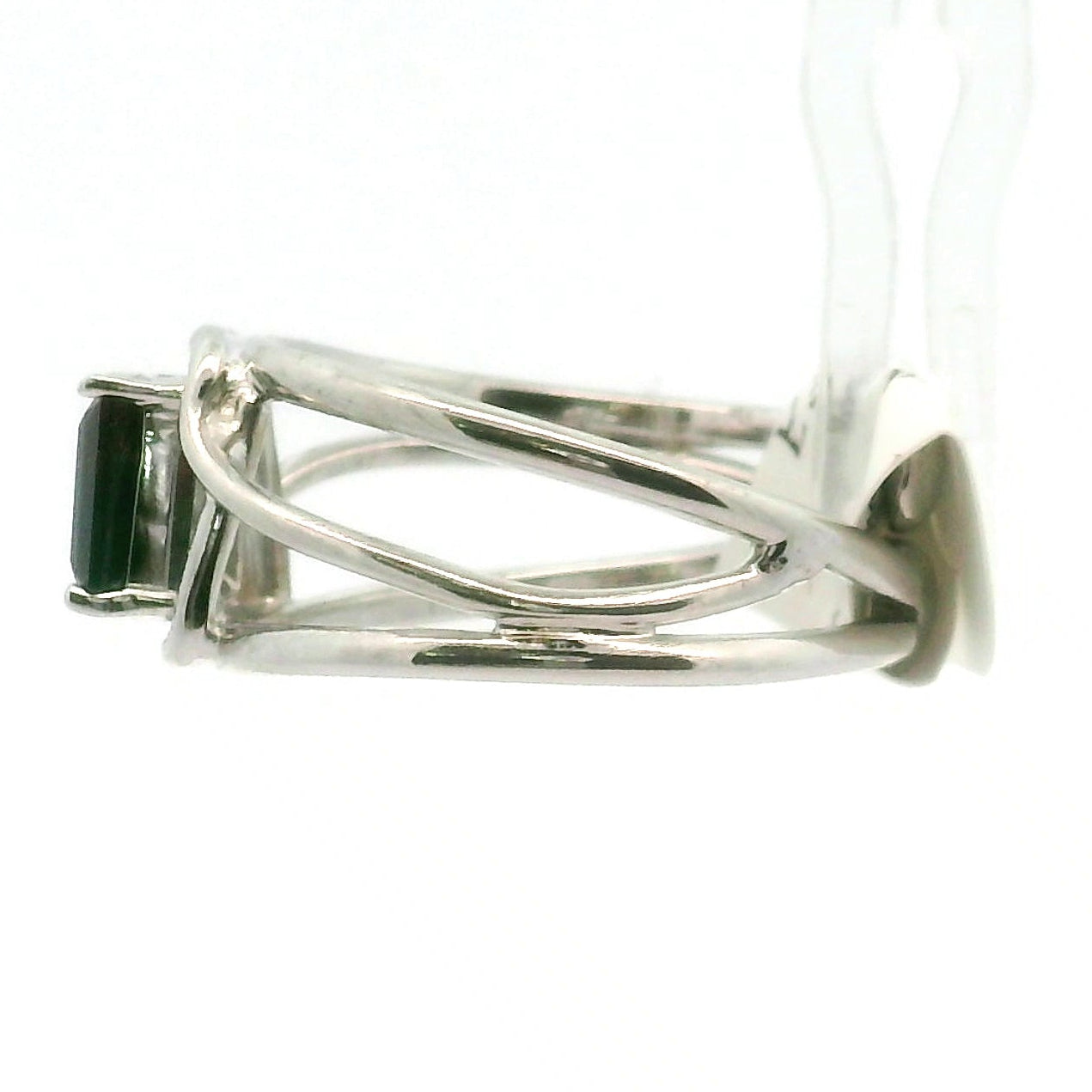Wicked Watermelon Tourmaline Cuff Ring .925 Silver for Balancing and Igniting Passion