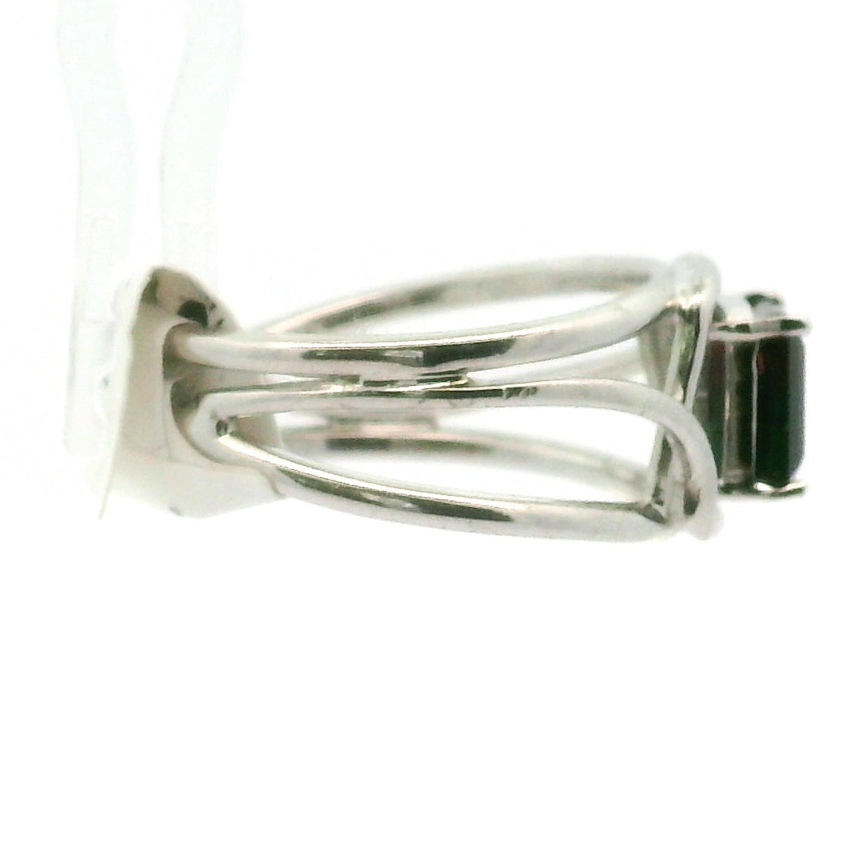 Wicked Watermelon Tourmaline Cuff Ring .925 Silver for Balancing and Igniting Passion