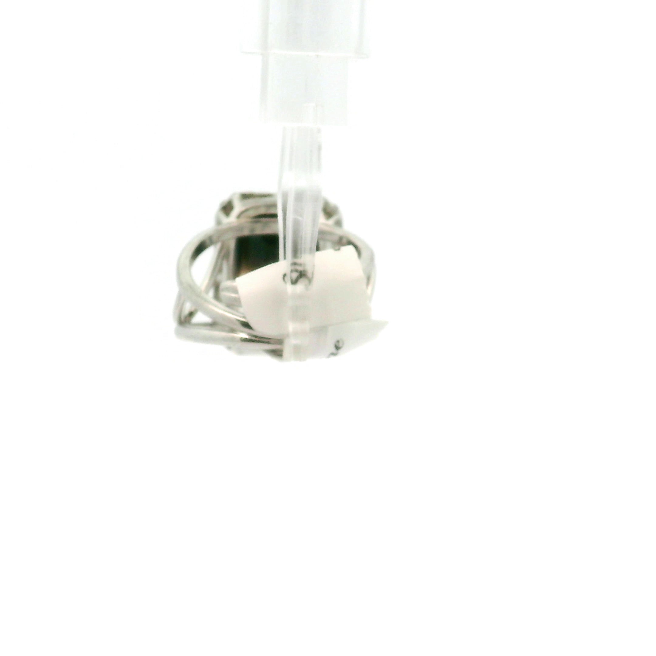 Smoky Citrine Pavé Cuff Ring .925 Silver for Grounded Manifestation and Abundance