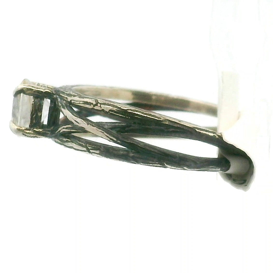 Phenakite Bad Witch Adjustable Midi Cuff Ring .925 Silver for Manifestations, Meditation & Mental Strength