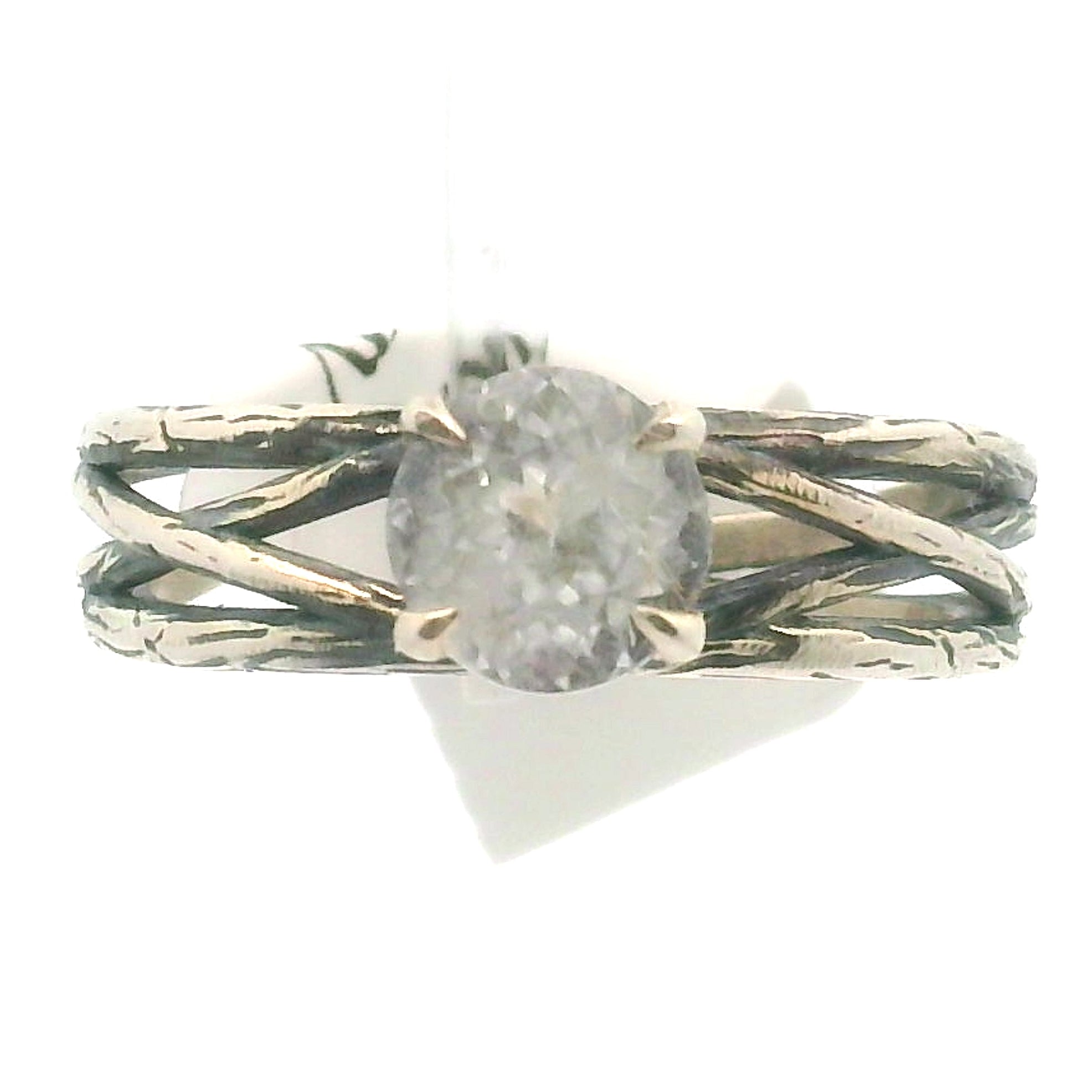 Phenakite Bad Witch Adjustable Midi Cuff Ring .925 Silver for Manifestations, Meditation & Mental Strength