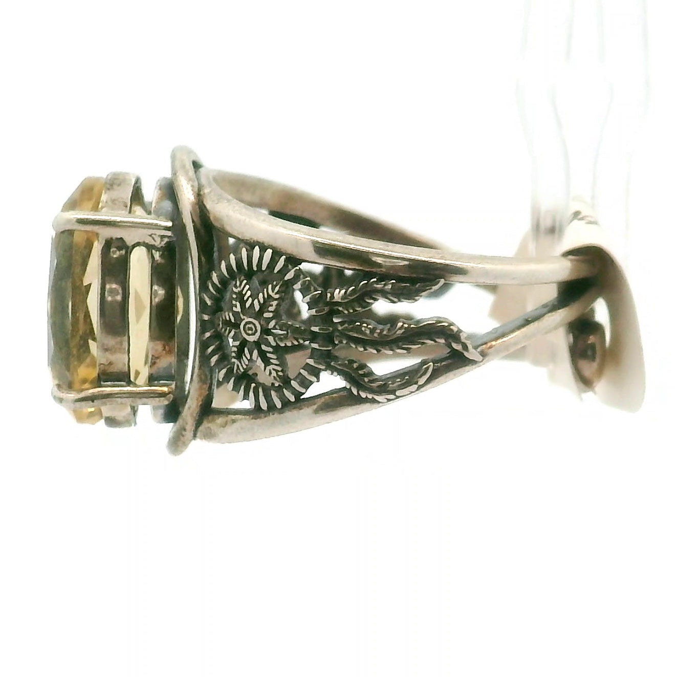Dream Catcher Cuff Ring 925 Silver for Courage, Rebirth and Transformation