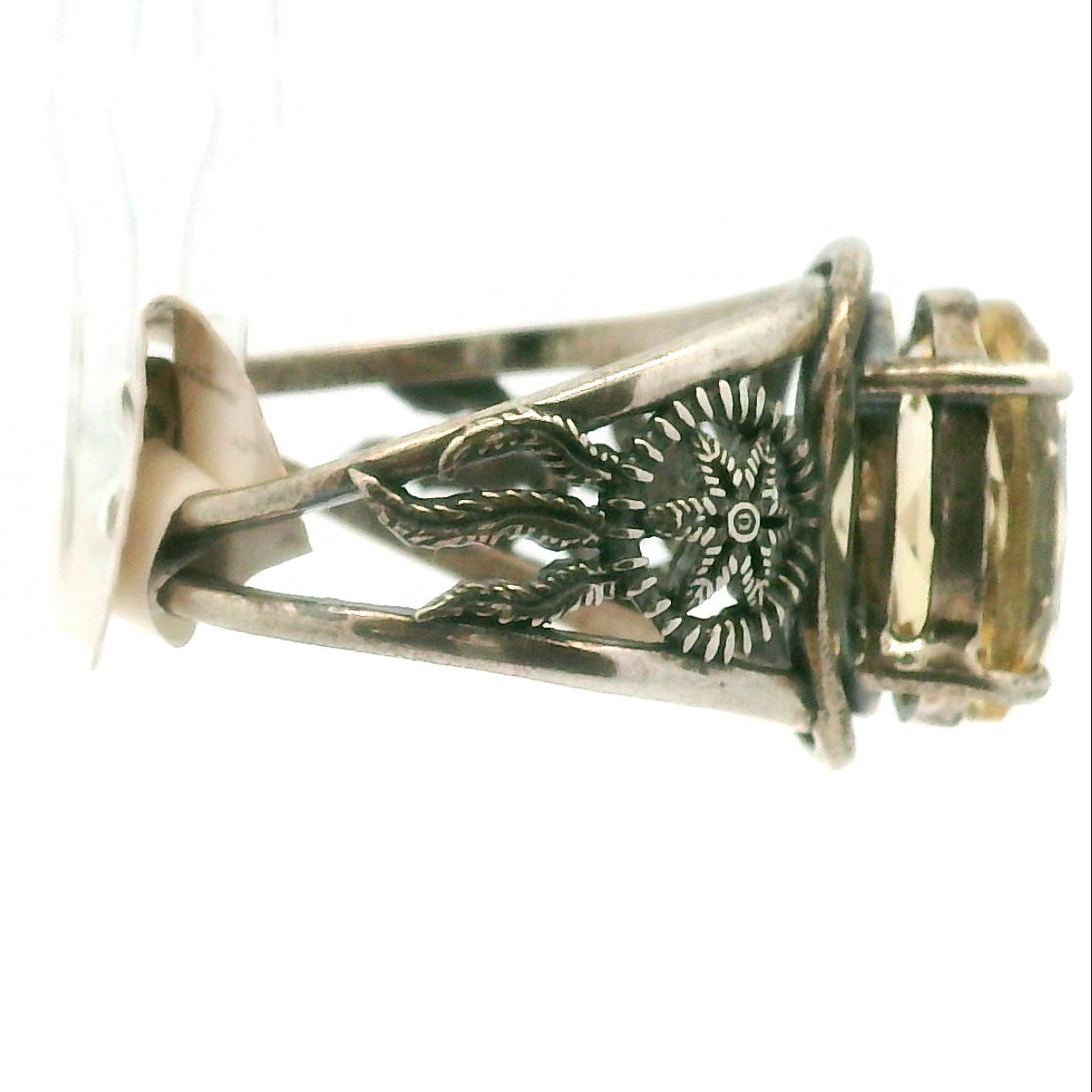 Dream Catcher Cuff Ring 925 Silver for Courage, Rebirth and Transformation