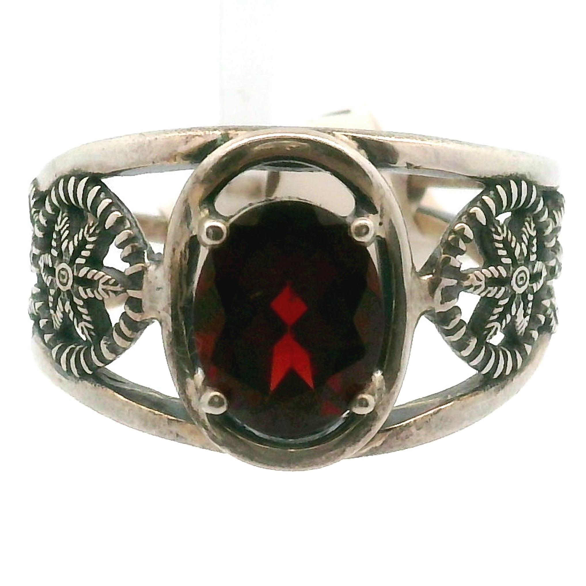 Dream Catcher Cuff Ring 925 Silver for Courage, Rebirth and Transformation