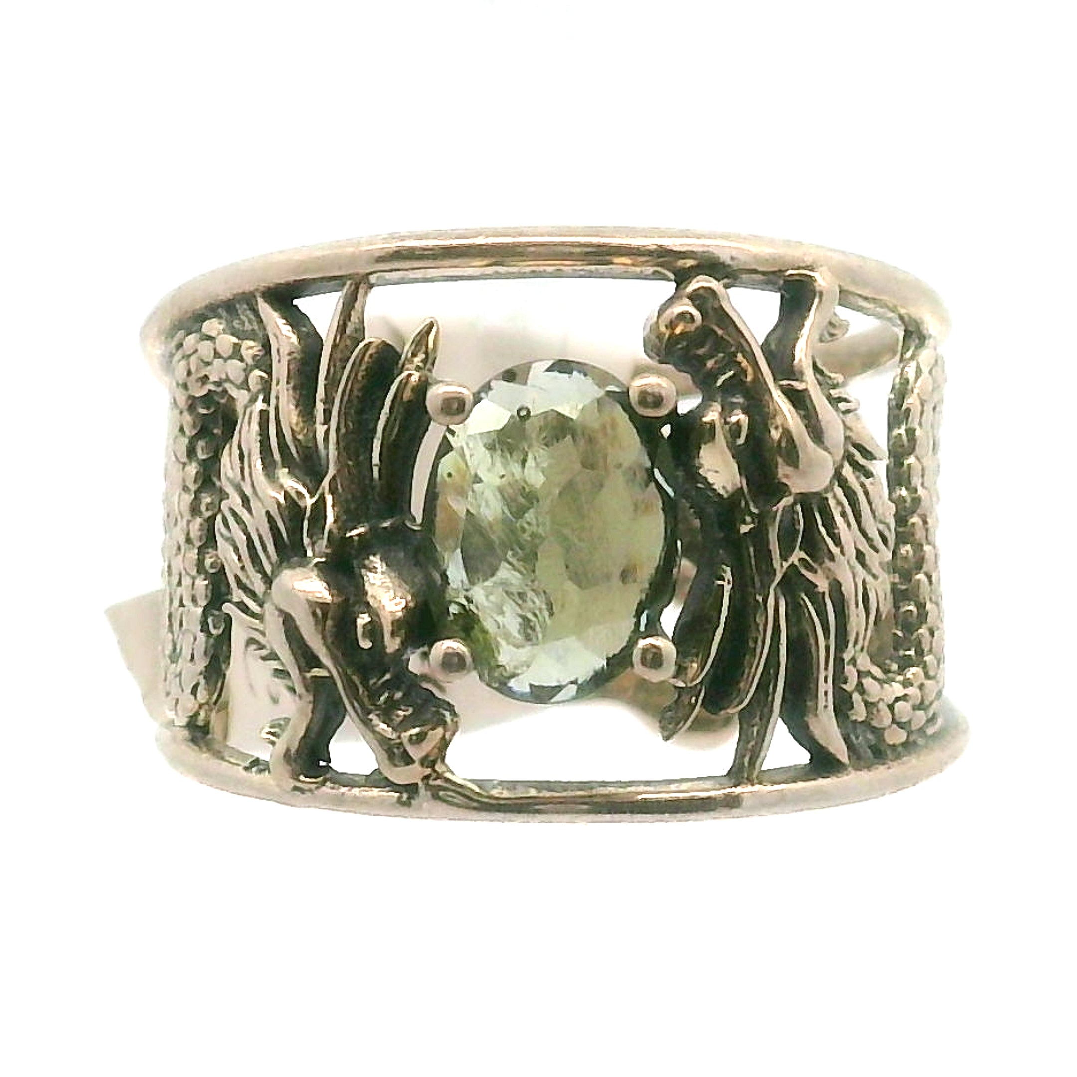 Dragon Cuff Ring 925 Silver for Courage, Protection and Personal Power
