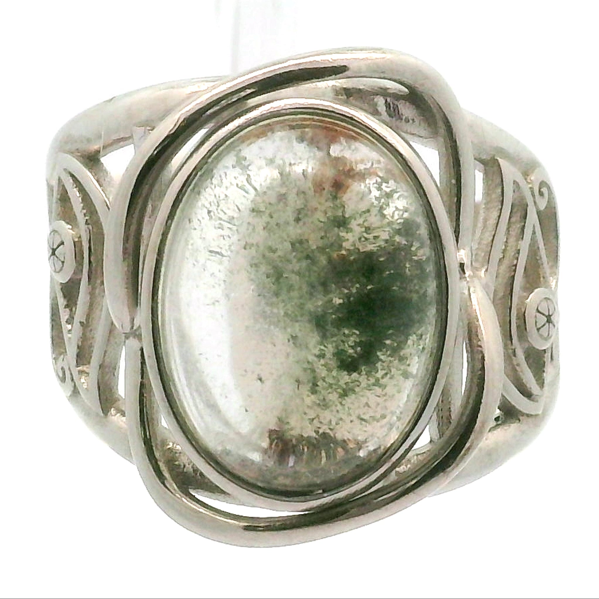 Egyptian Eye Cuff Ring 925 Silver for Protection and Restoration