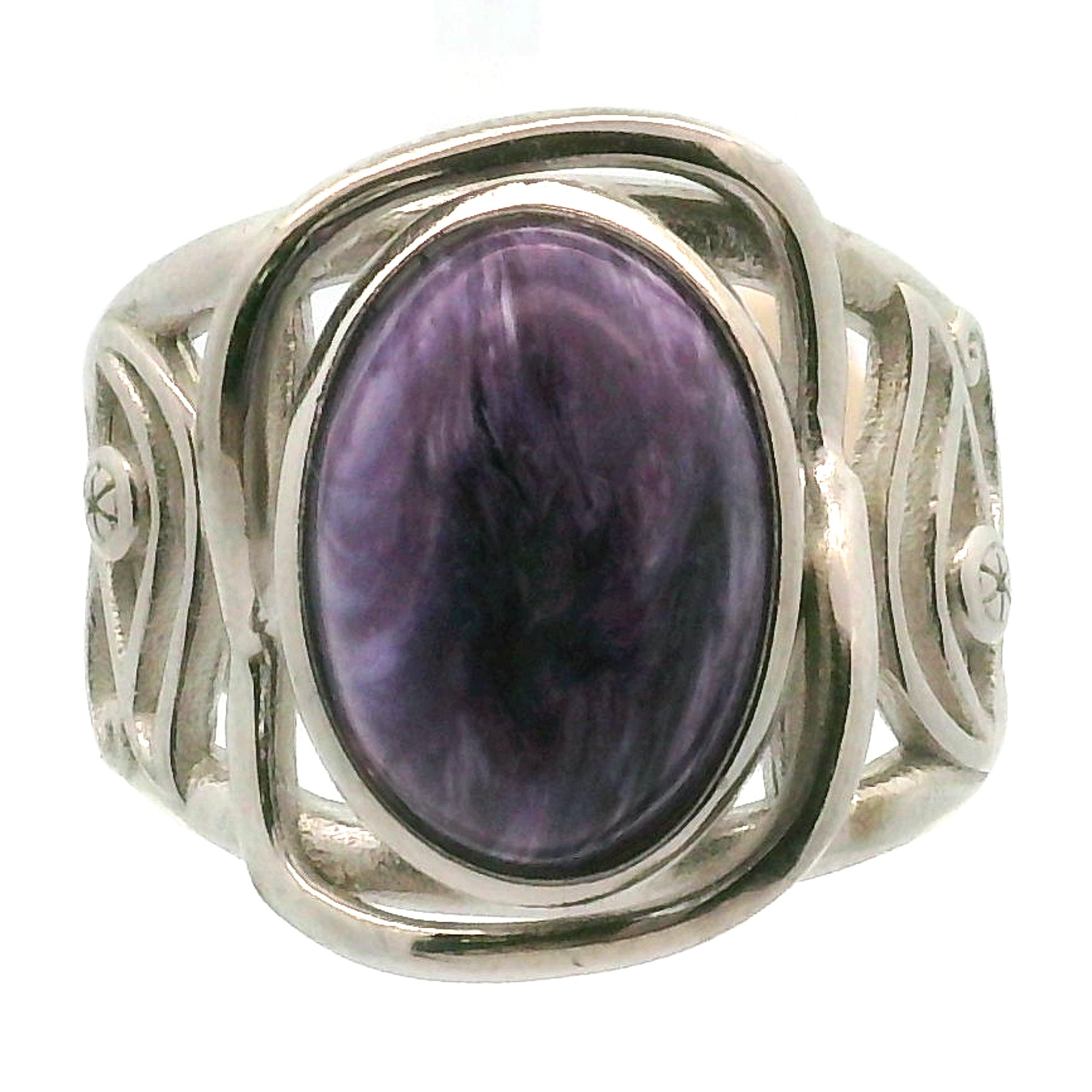 Egyptian Eye Cuff Ring 925 Silver for Protection and Restoration