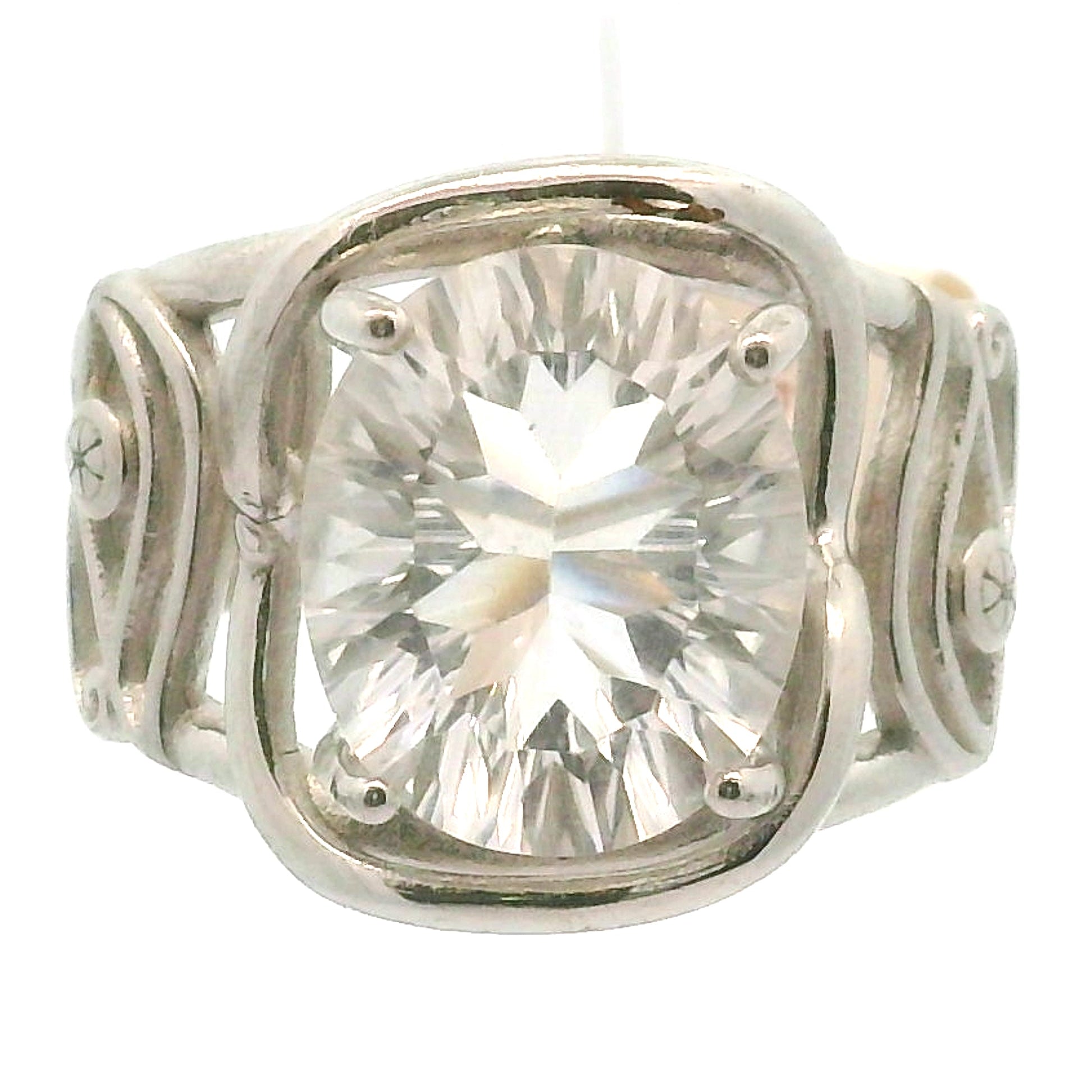 Egyptian Eye Cuff Ring 925 Silver for Protection and Restoration