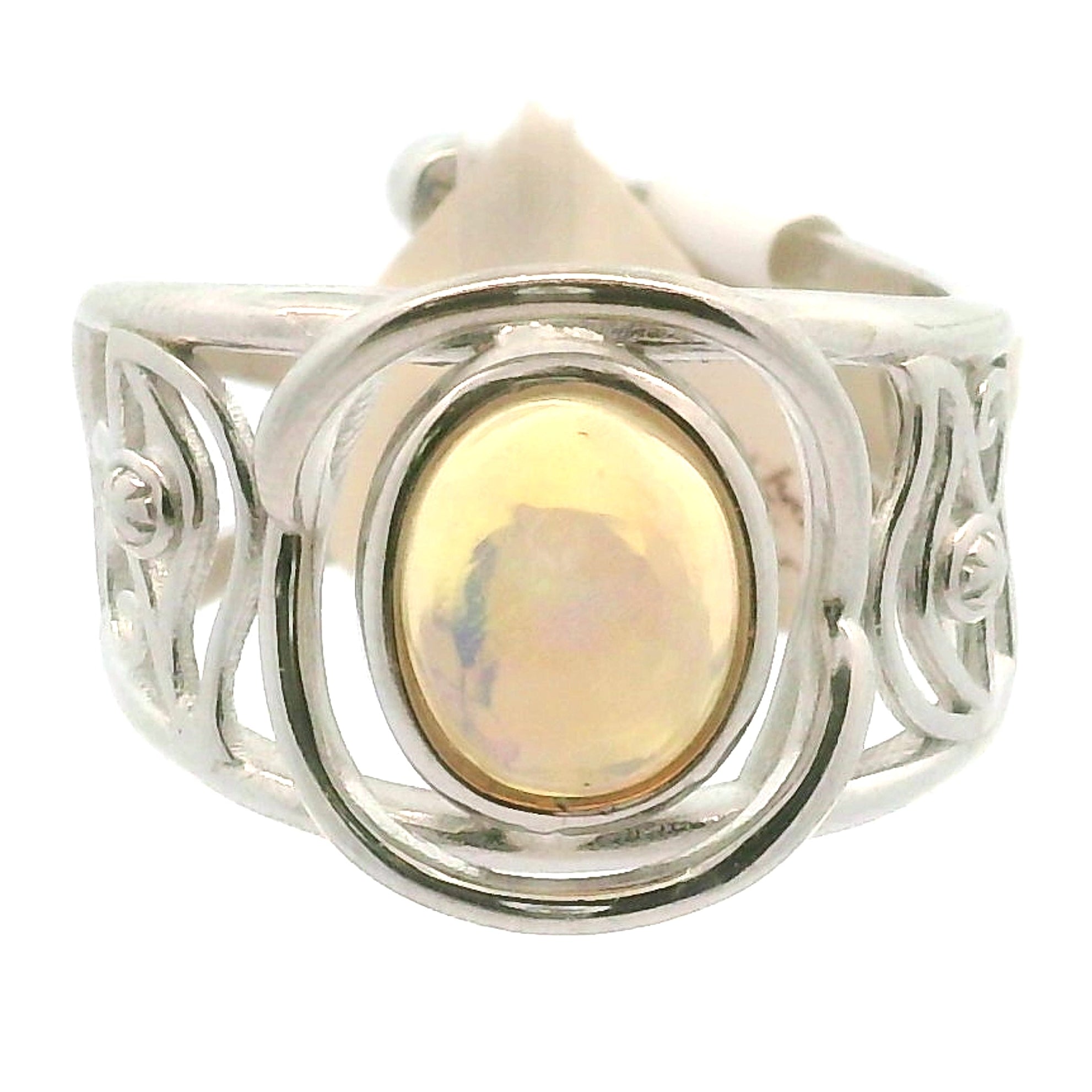 Egyptian Eye Cuff Ring 925 Silver for Protection and Restoration