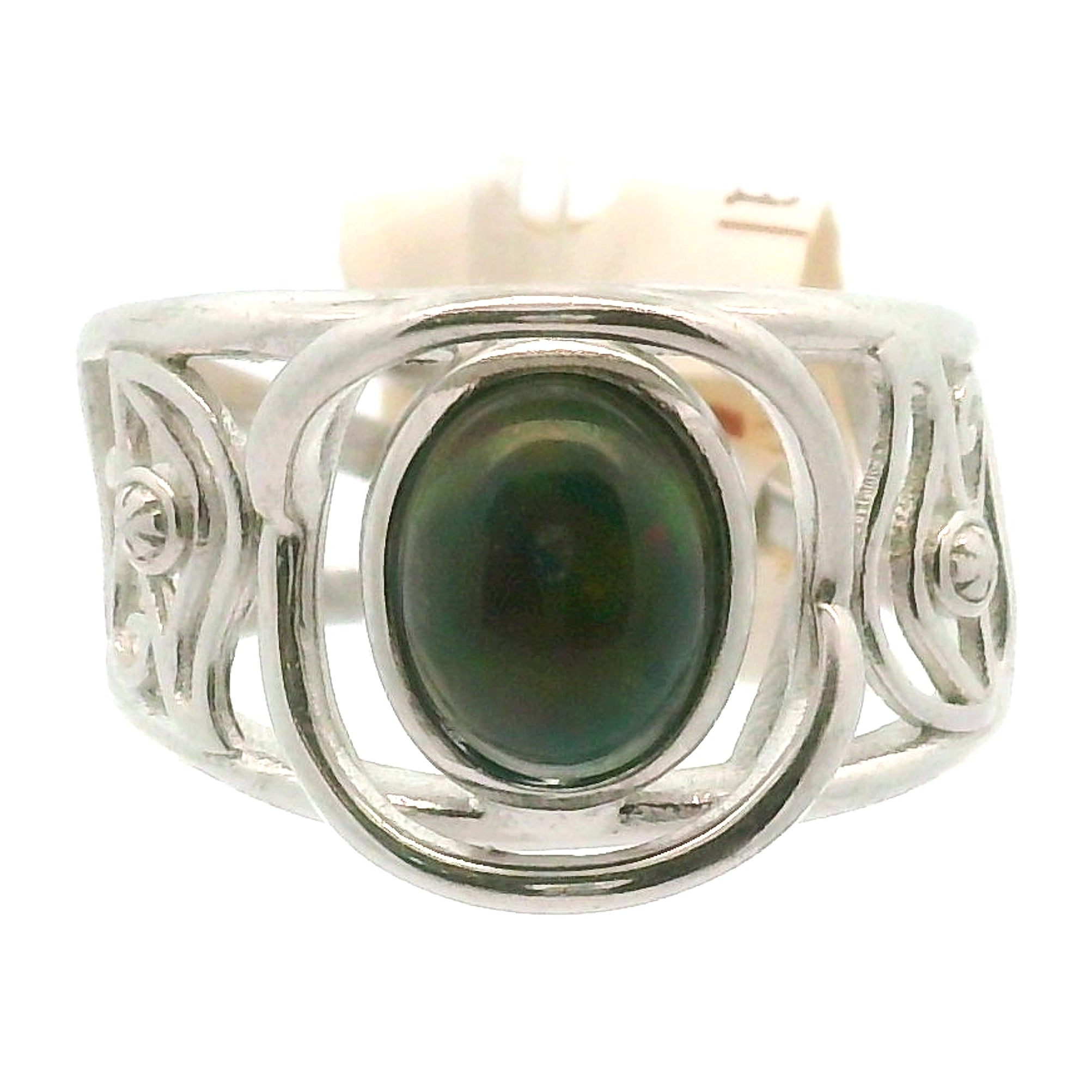 Egyptian Eye Cuff Ring 925 Silver for Protection and Restoration