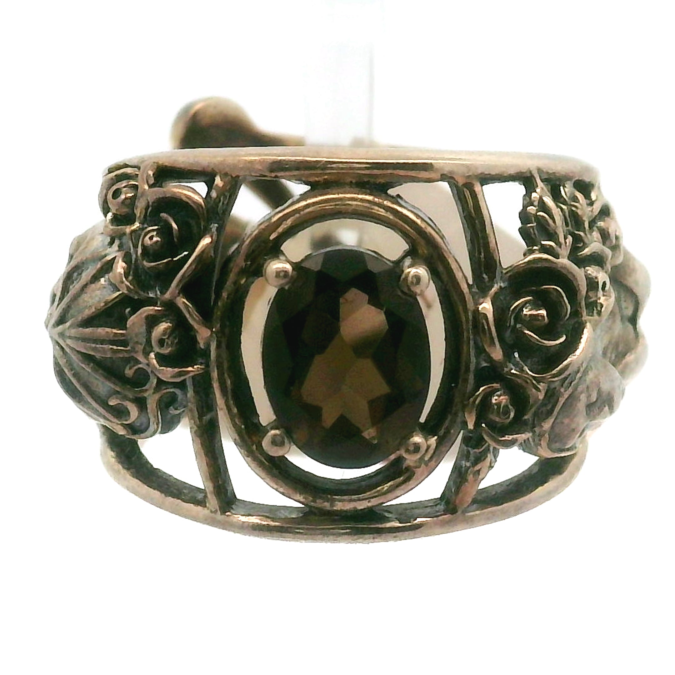 Día de los Muertos Adjustable Cuff Ring .925 Silver for Remembrance of Ancestors and the Cycle of Life