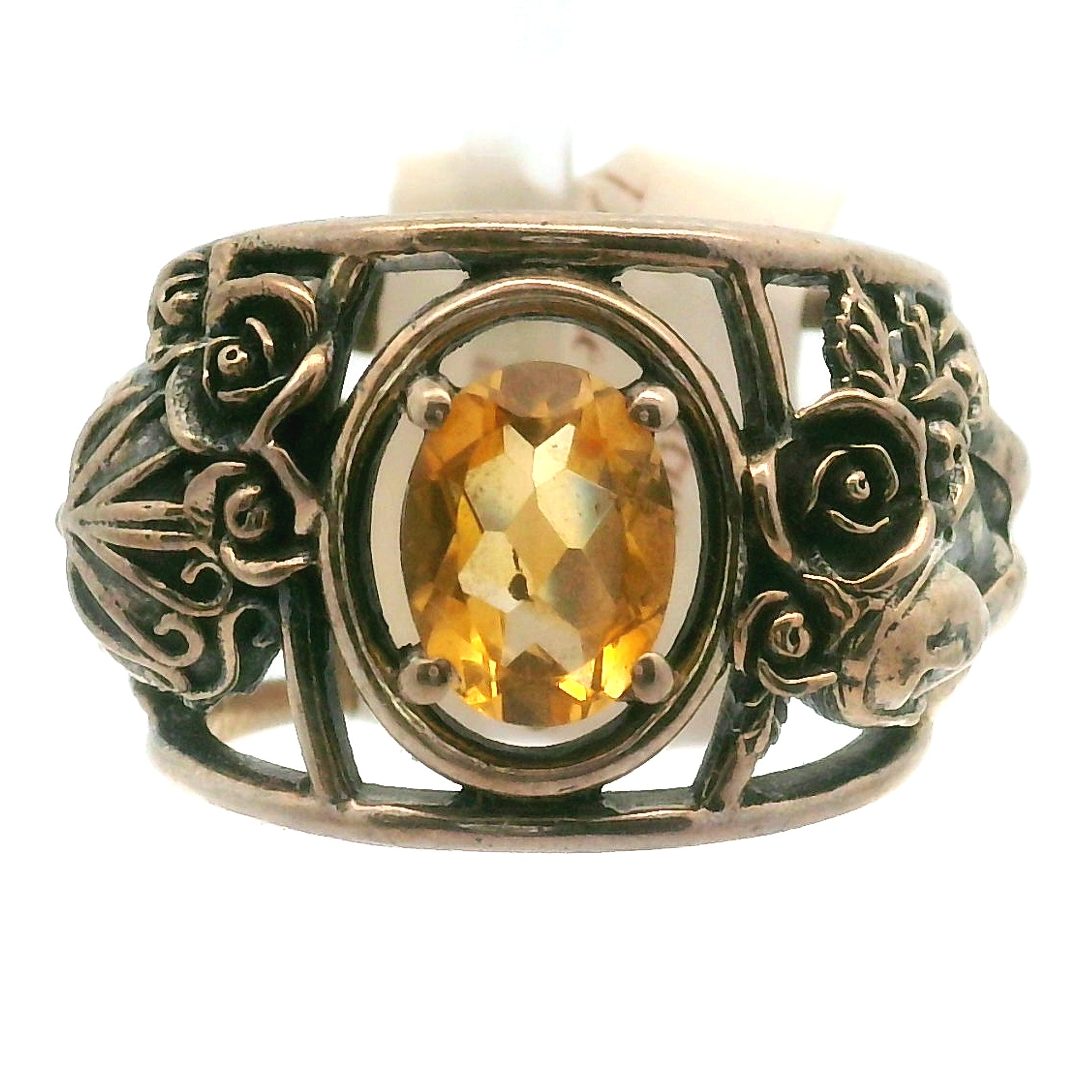 Día de los Muertos Adjustable Cuff Ring .925 Silver for Remembrance of Ancestors and the Cycle of Life
