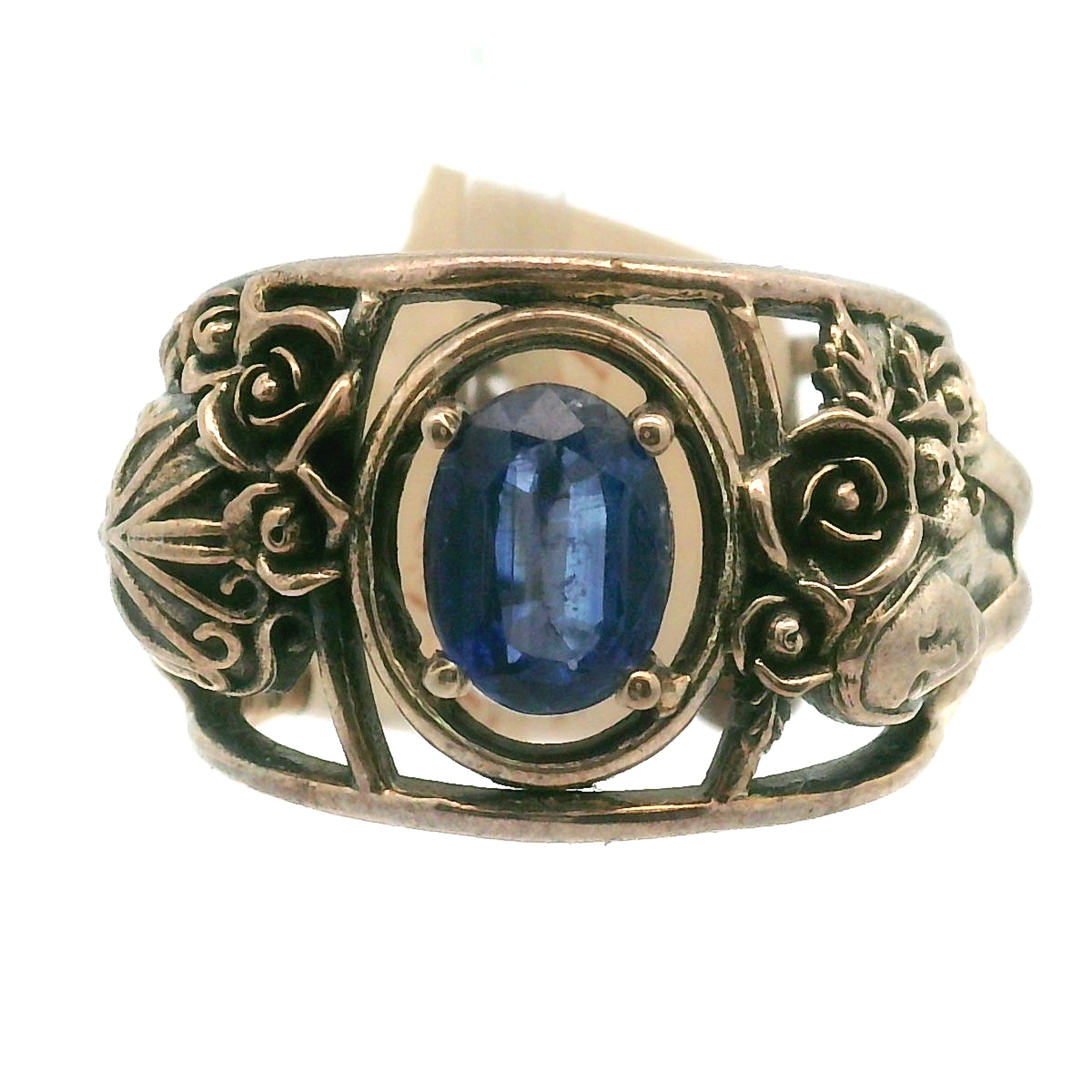 Día de los Muertos Adjustable Cuff Ring .925 Silver for Remembrance of Ancestors and the Cycle of Life
