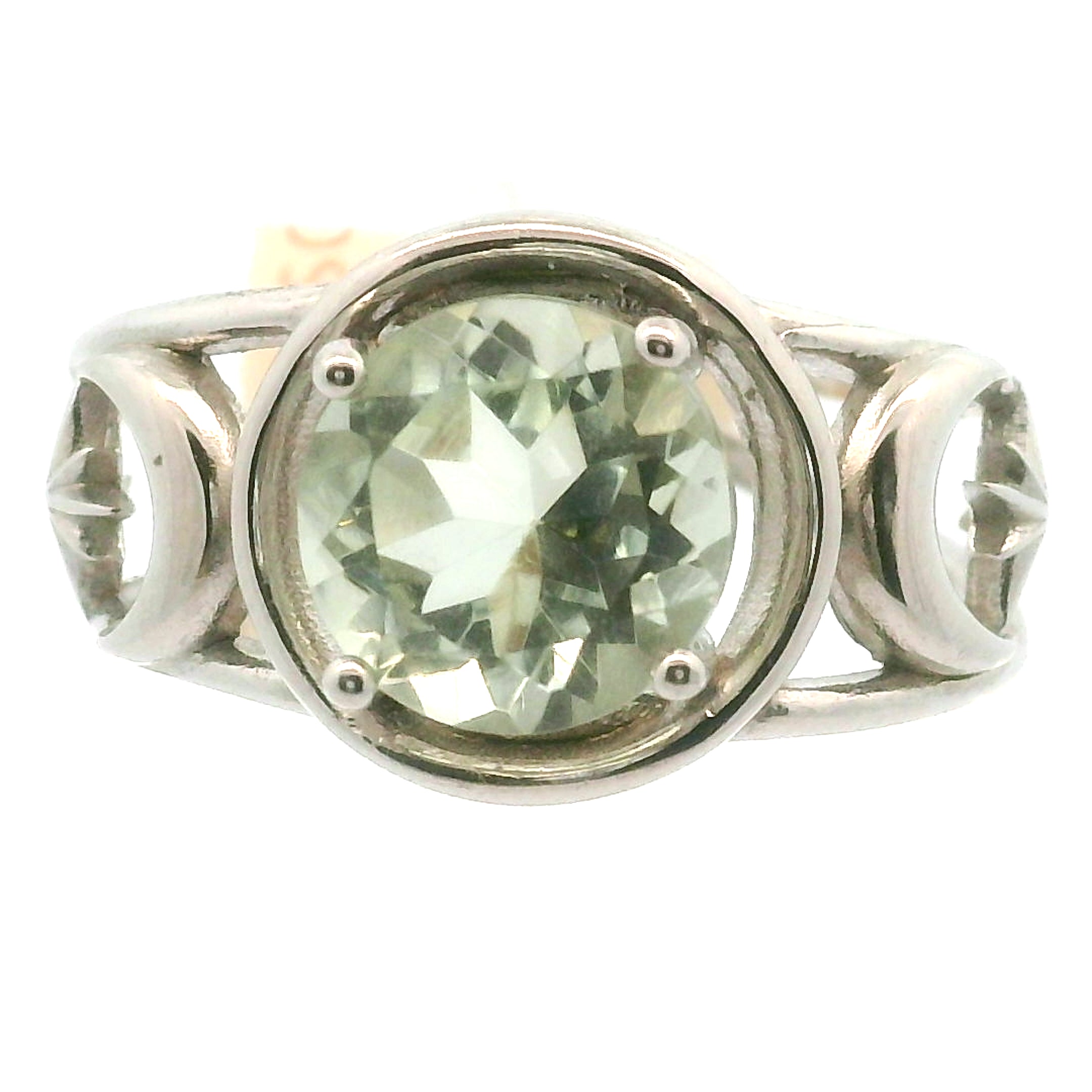 Triple Moon with Star Cuff Ring .925 Silver for Health, Protection, Amplifying Intentions & Accelerating Manifestations