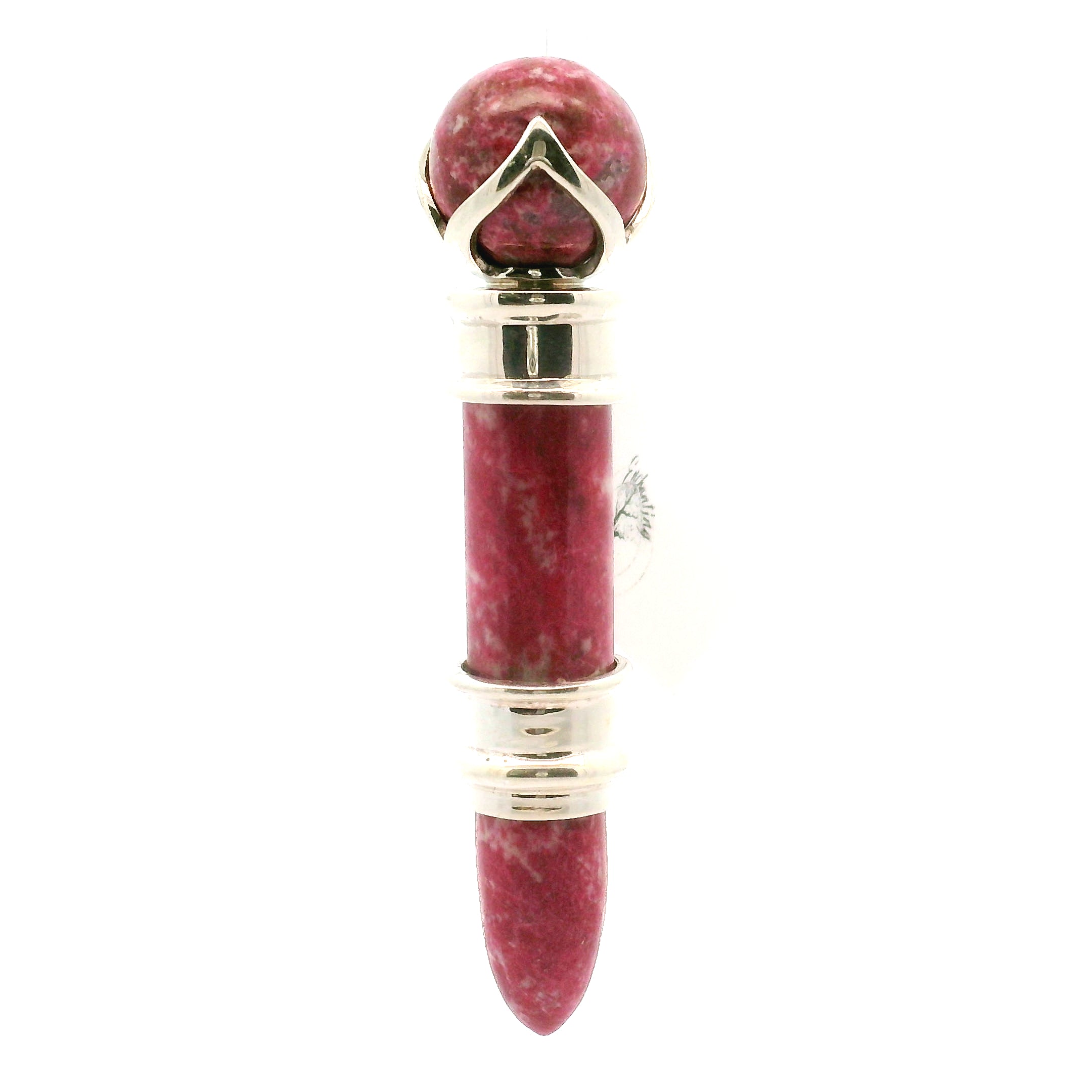 Thulite Wandlet .925 Silver for Emotional Healing, and Self-Acceptance