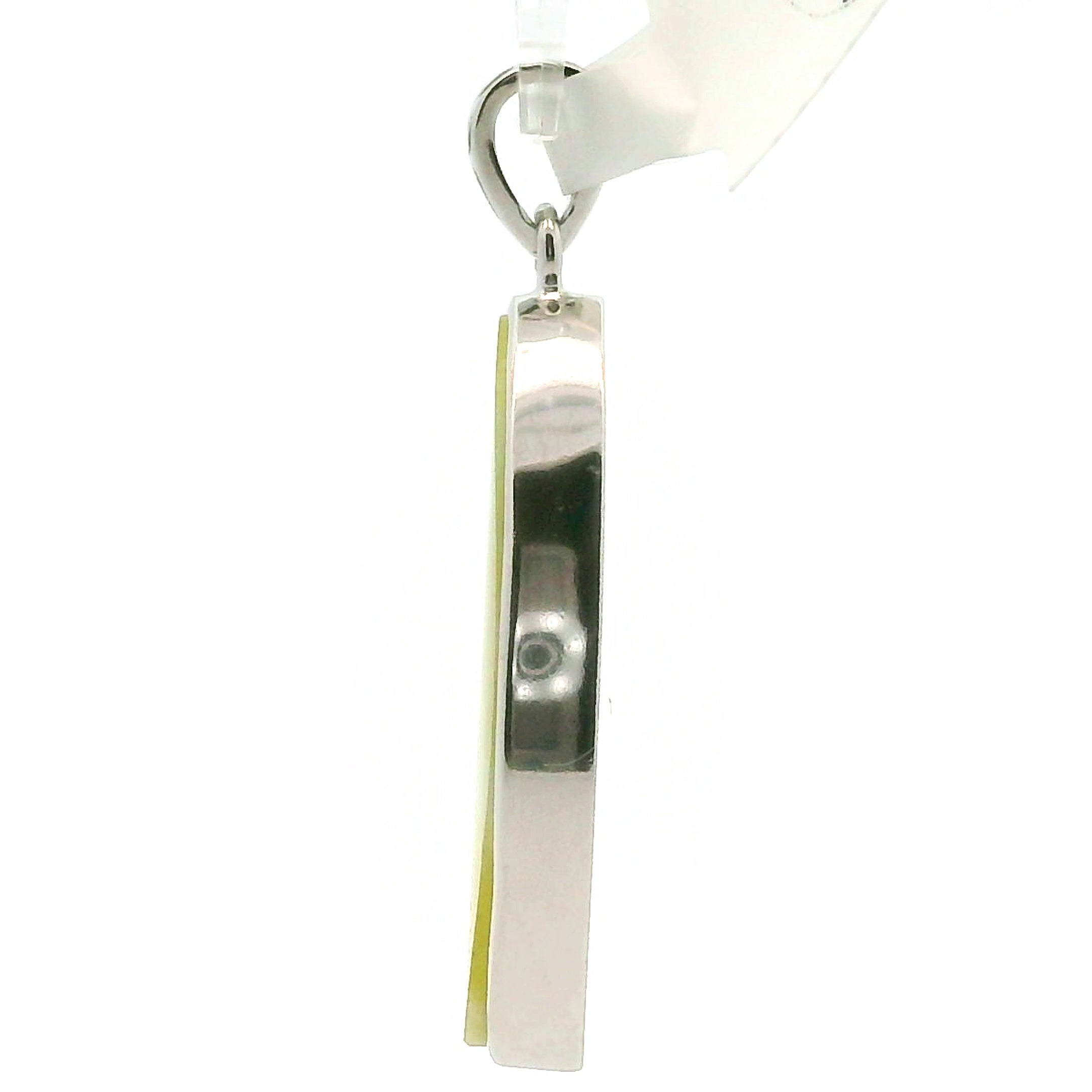 Serpentine Pendant .925 Silver for Clearing Emotional Blockages and Spiritual Exploration