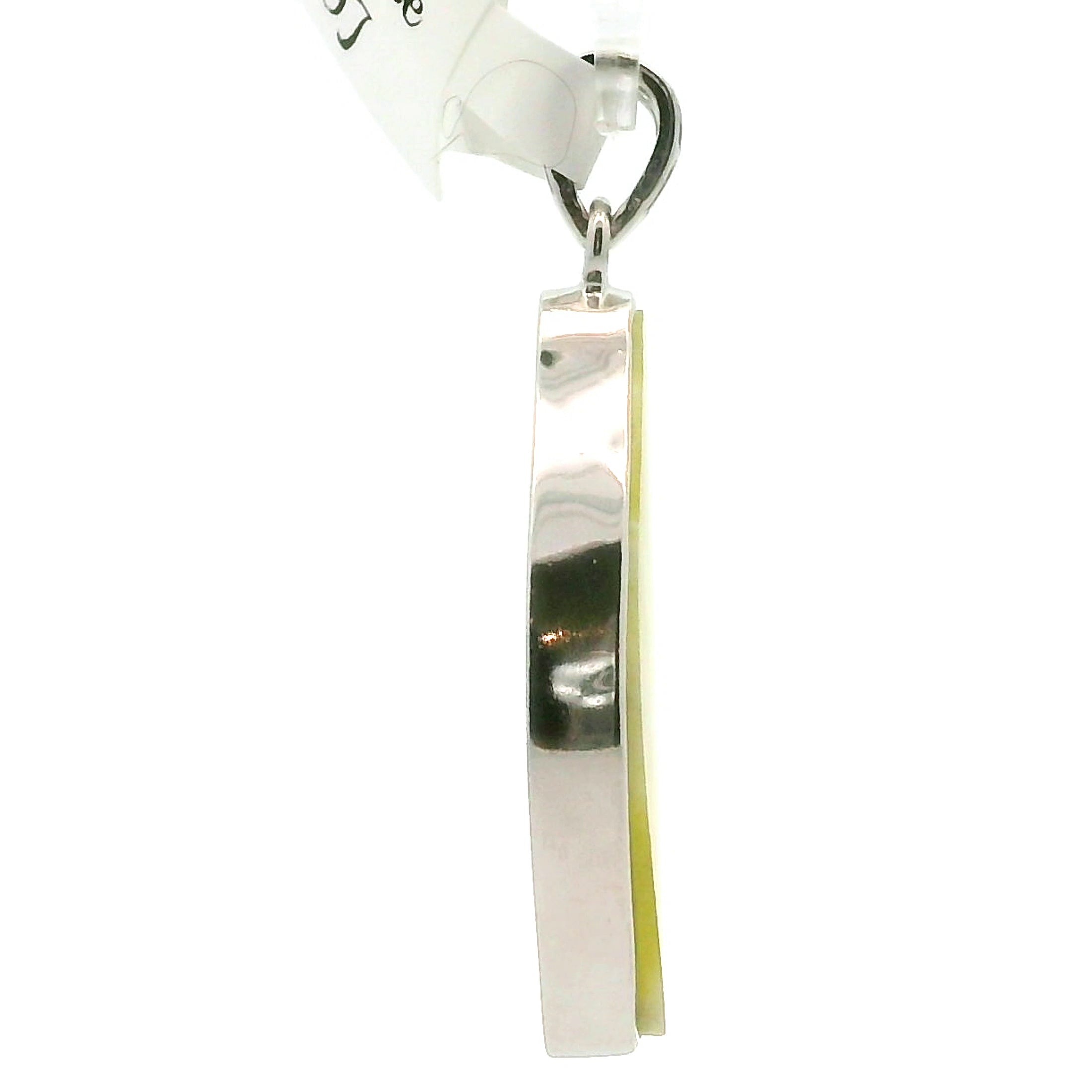 Serpentine Pendant .925 Silver for Clearing Emotional Blockages and Spiritual Exploration