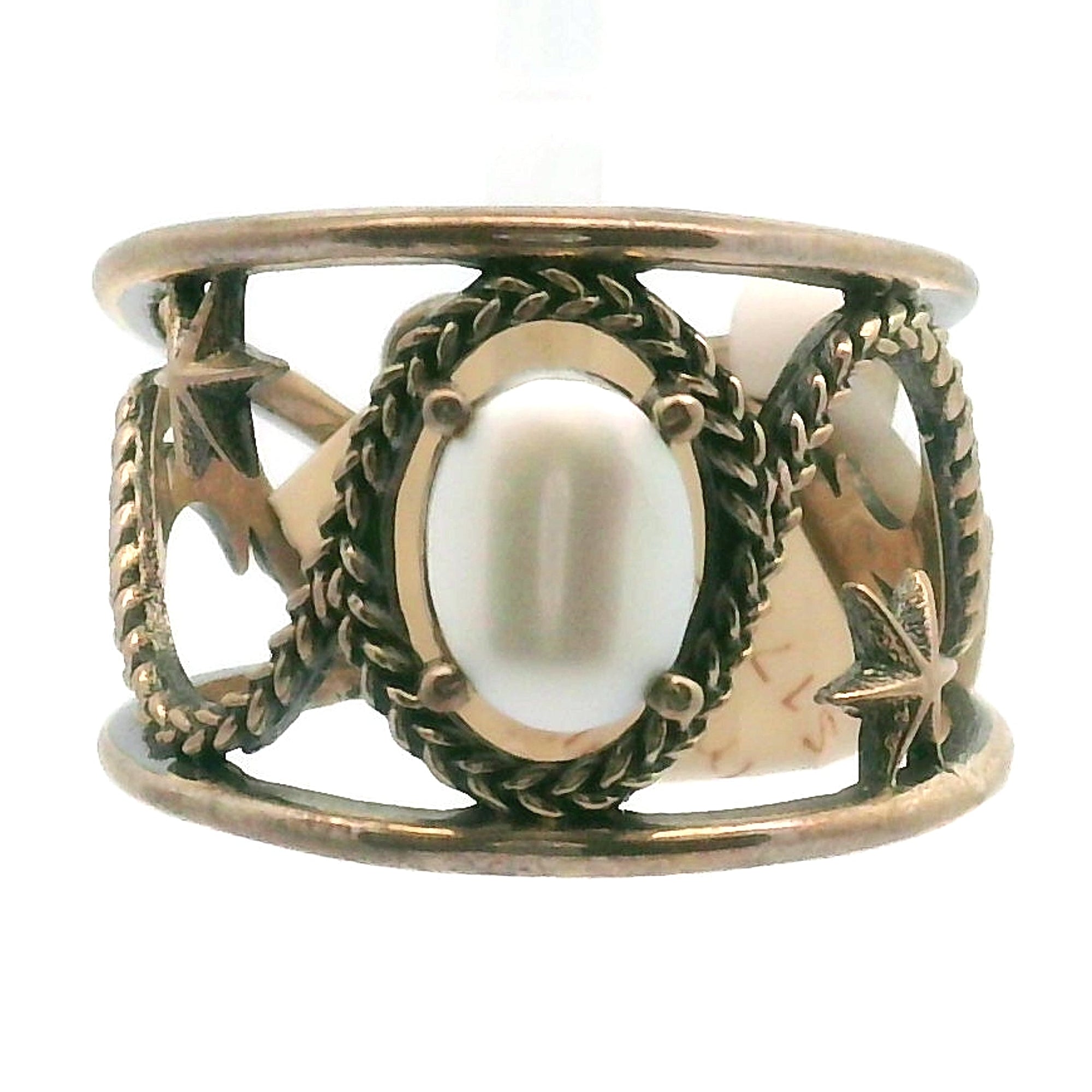 Dreamweaver Cuff Ring .925 Silver for Health, Protection, Amplifying Intentions & Accelerating Manifestations