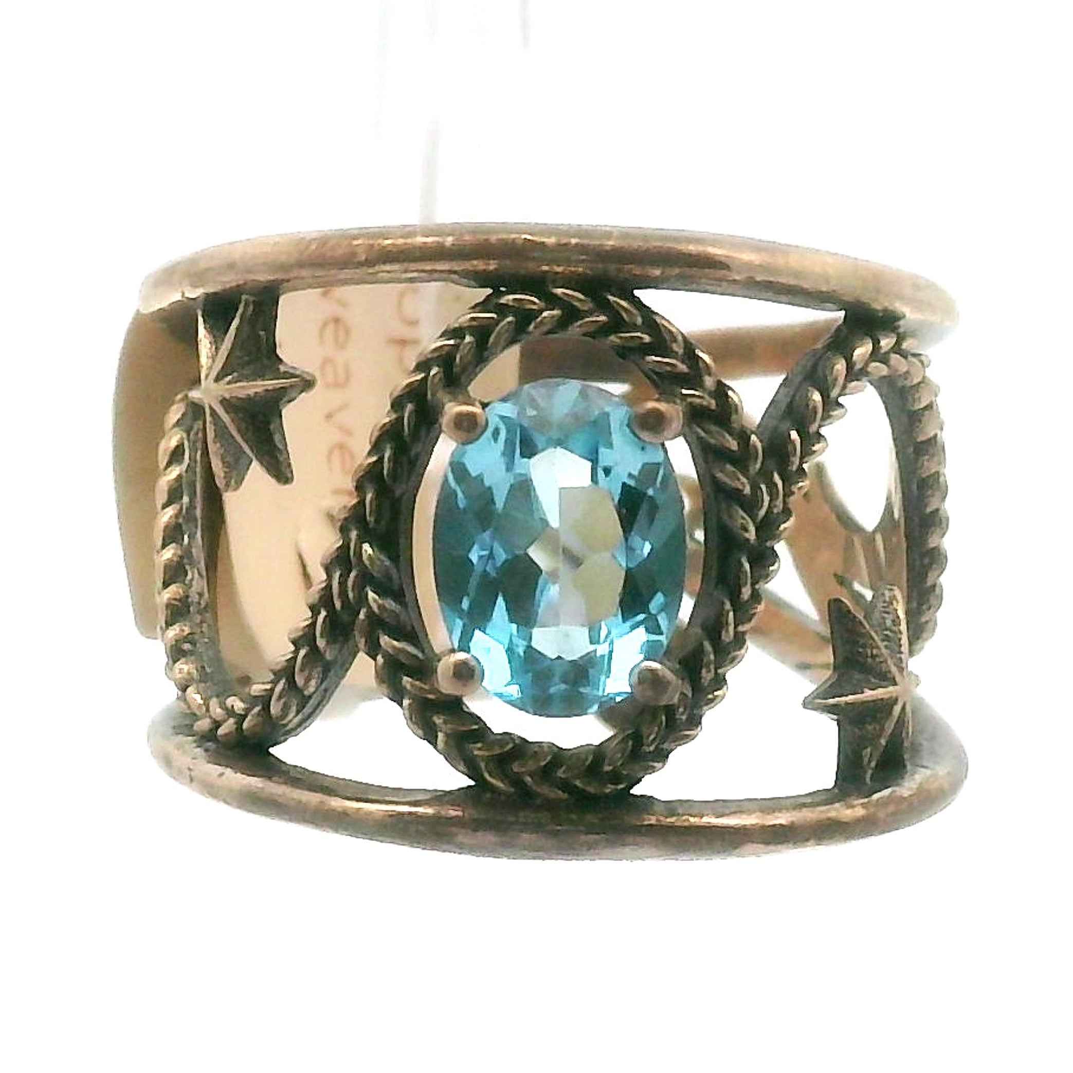 Dreamweaver Cuff Ring .925 Silver for Health, Protection, Amplifying Intentions & Accelerating Manifestations