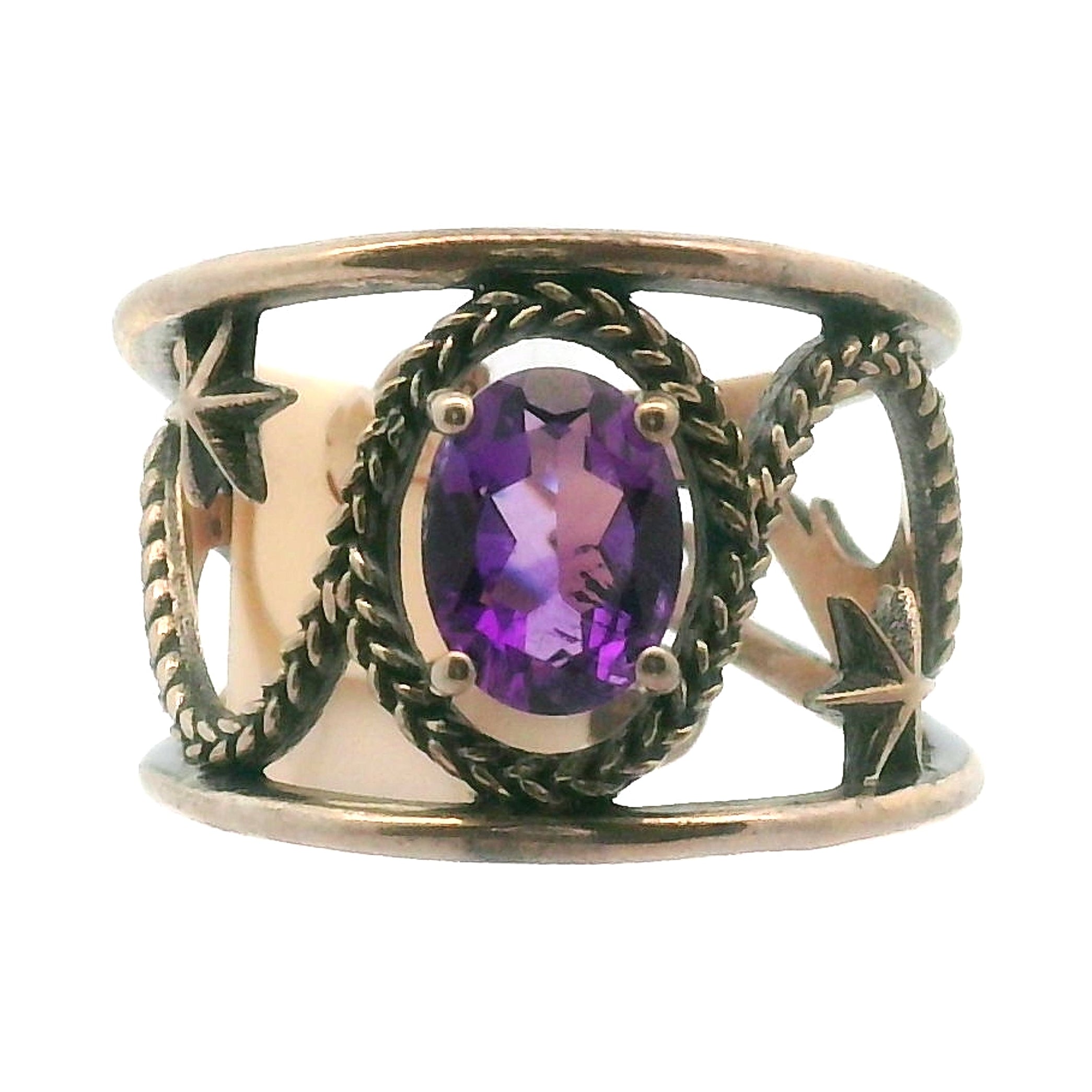 Dreamweaver Cuff Ring .925 Silver for Health, Protection, Amplifying Intentions & Accelerating Manifestations