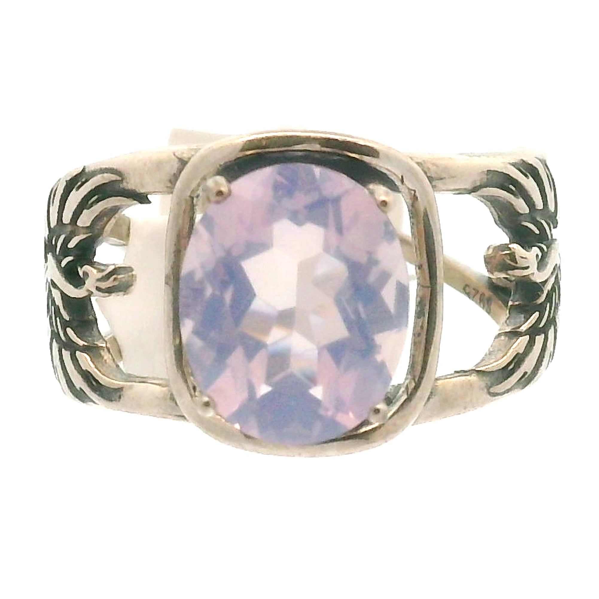 Phoenix Cuff Ring 925 Silver for Courage, Rebirth and Transformation