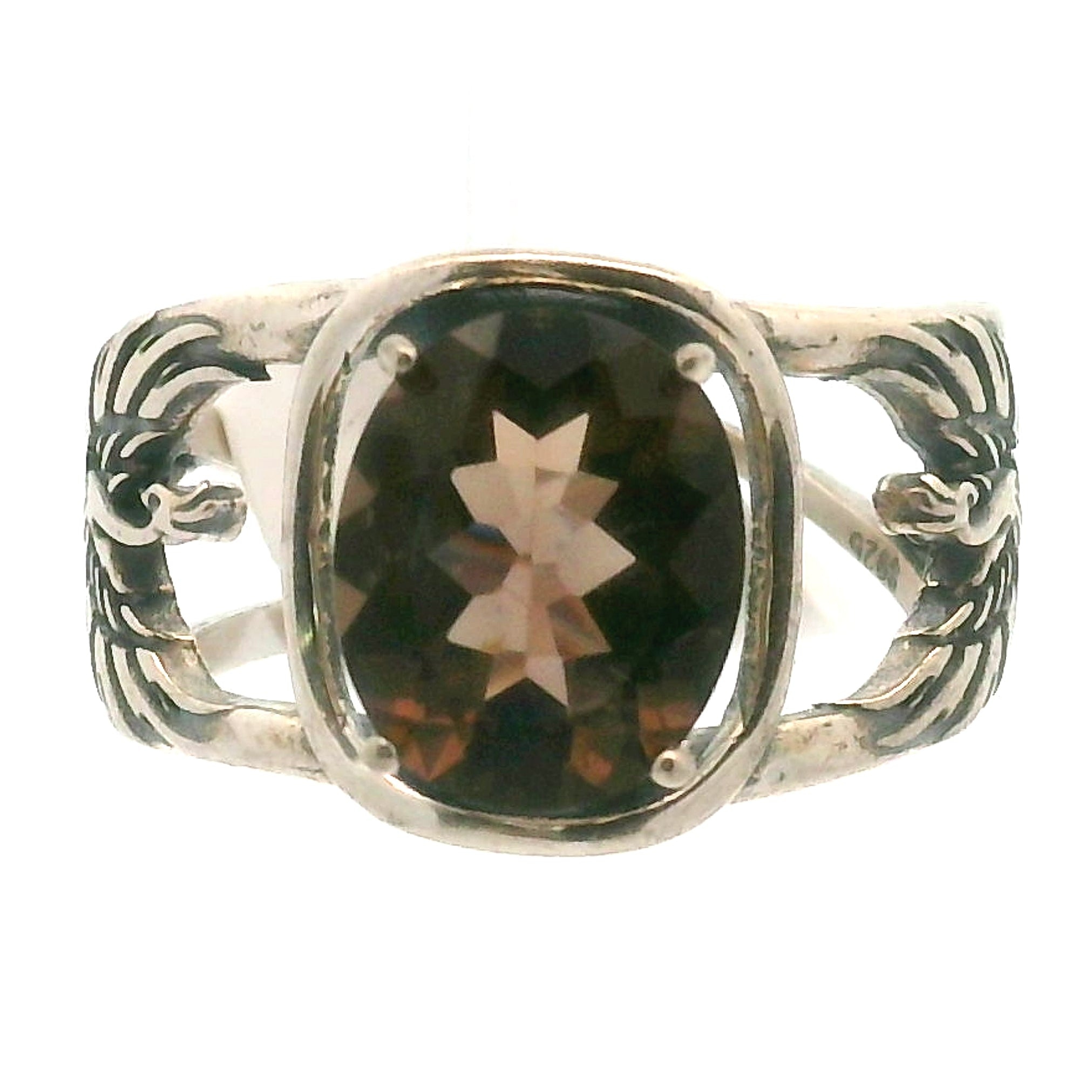 Phoenix Cuff Ring 925 Silver for Courage, Rebirth and Transformation
