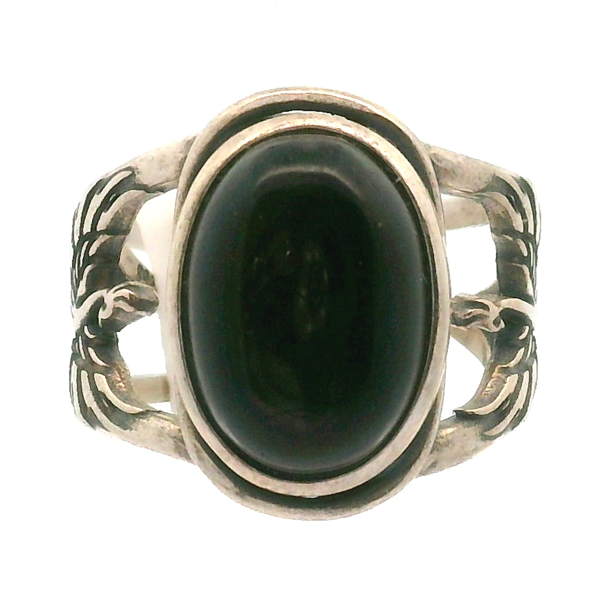 Phoenix Cuff Ring 925 Silver for Courage, Rebirth and Transformation