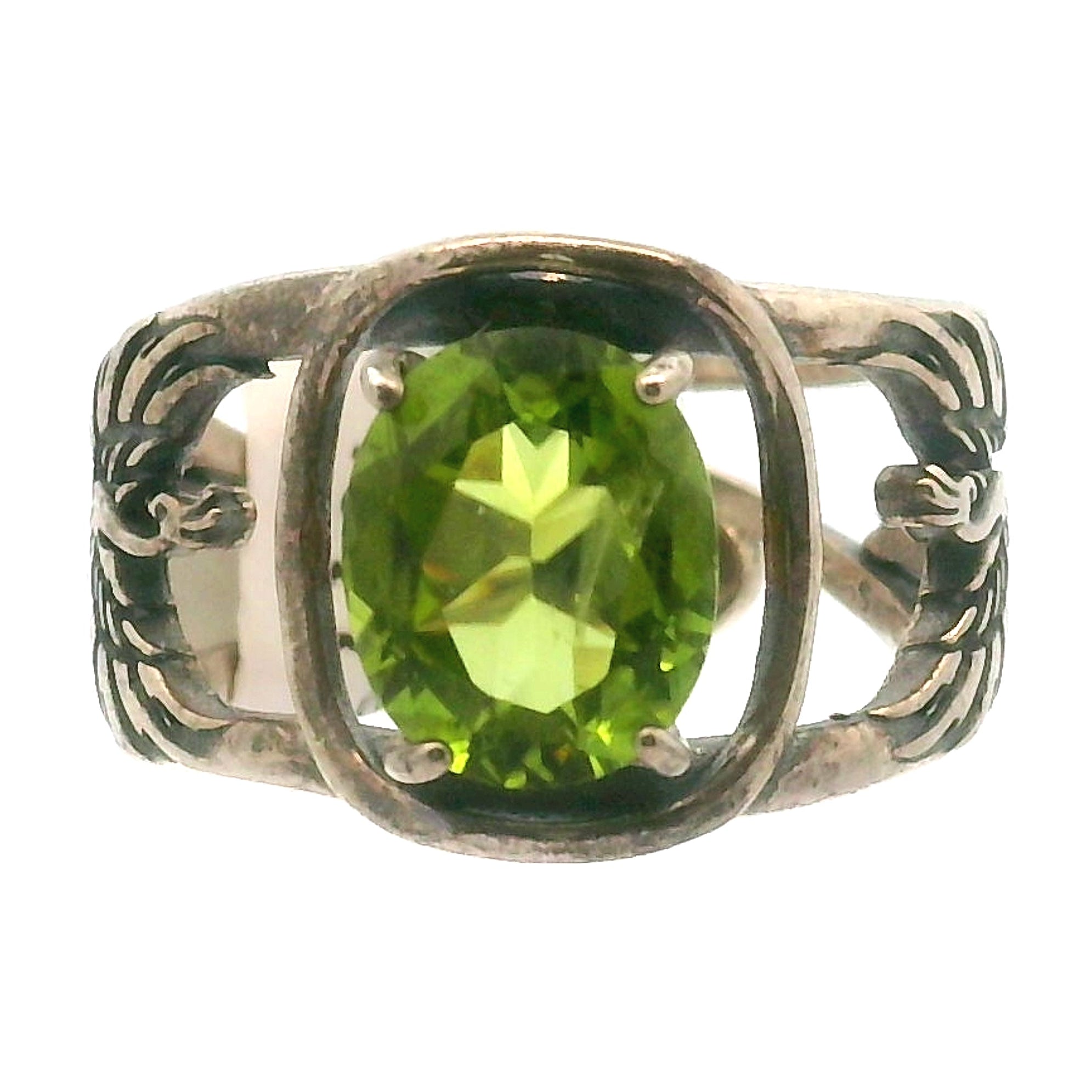 Phoenix Cuff Ring 925 Silver for Courage, Rebirth and Transformation
