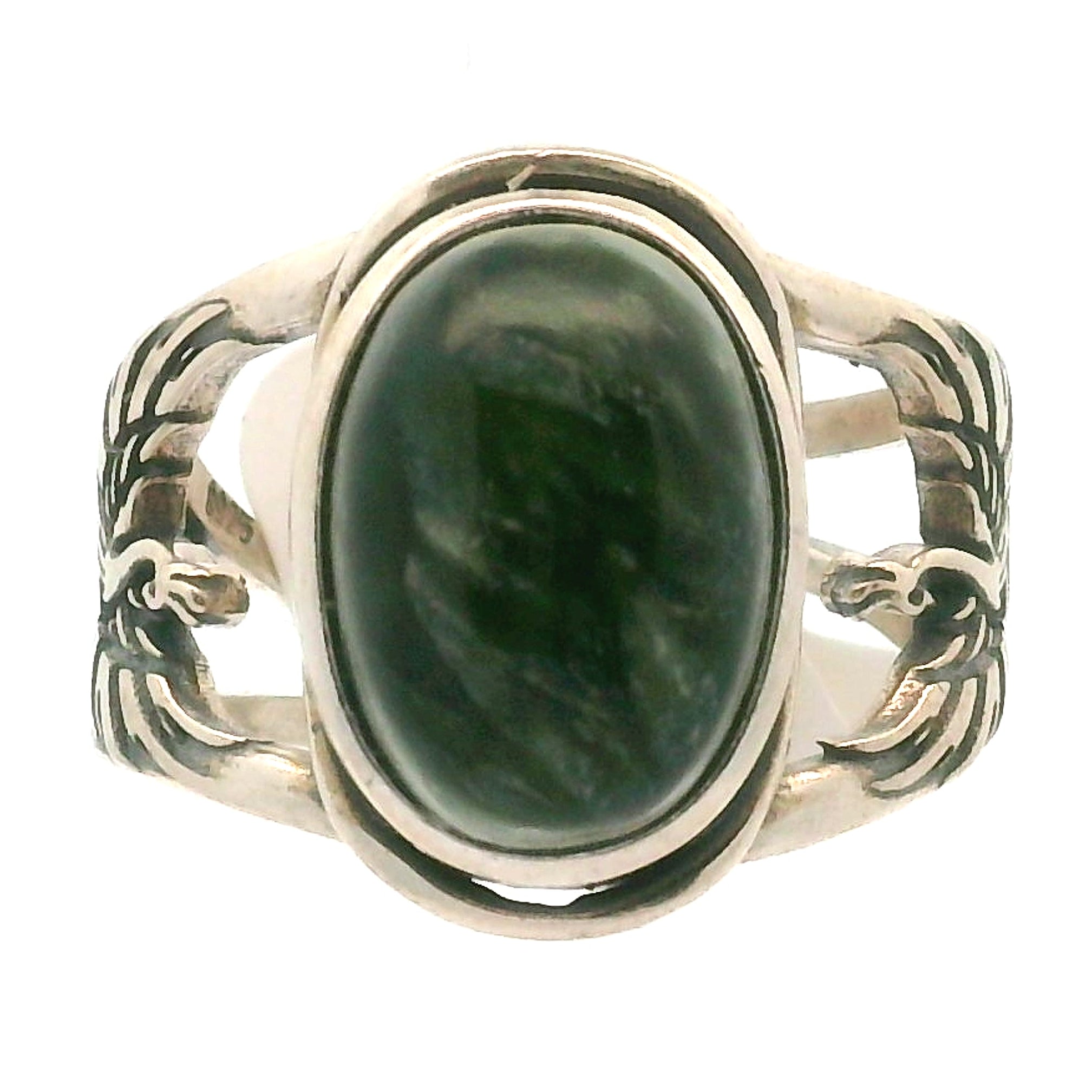 Phoenix Cuff Ring 925 Silver for Courage, Rebirth and Transformation