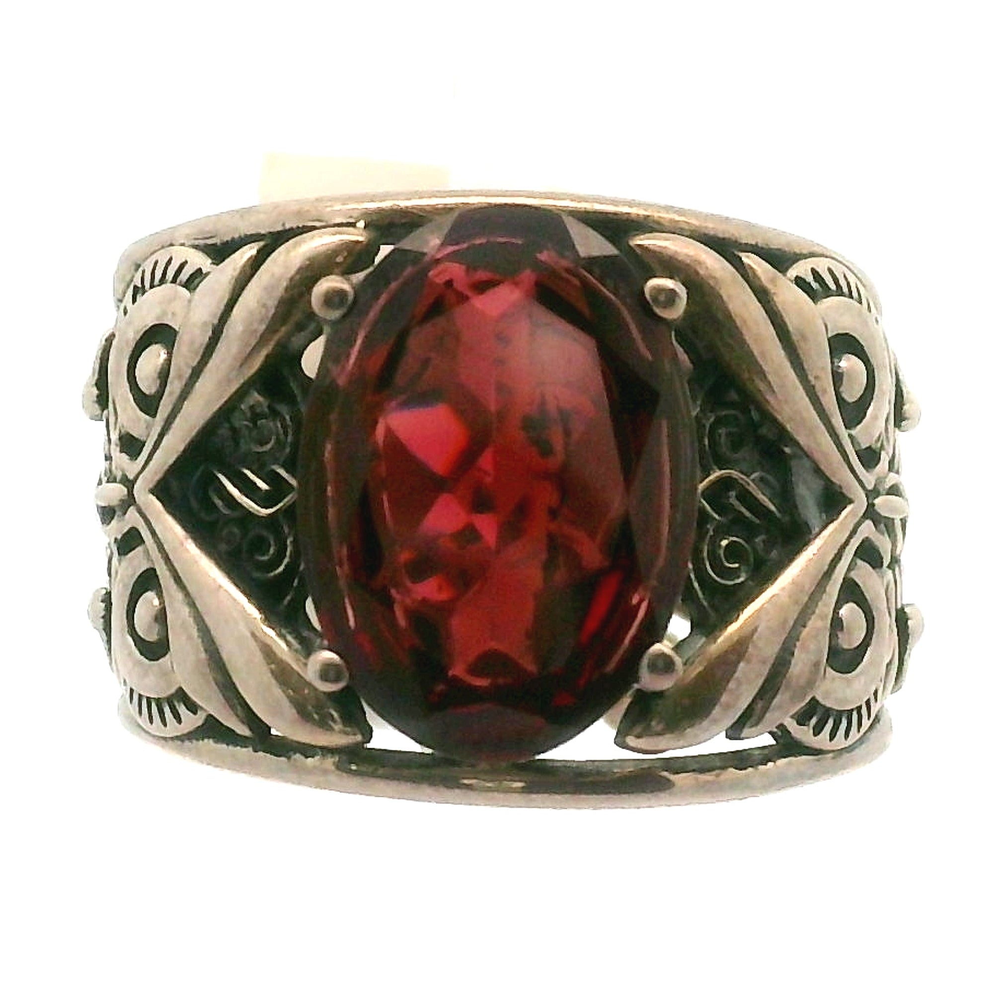 Owl Cuff Ring .925 Silver for Spiritual Transformation and Deep Wisdom