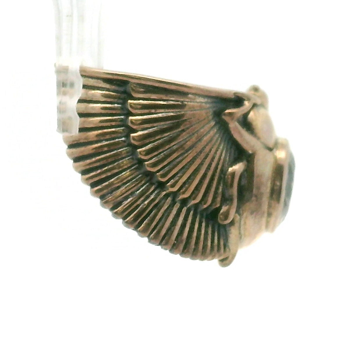 Scarab Adjustable Cuff Ring .925 Silver for Amplifying Intentions & Accelerating Manifestations