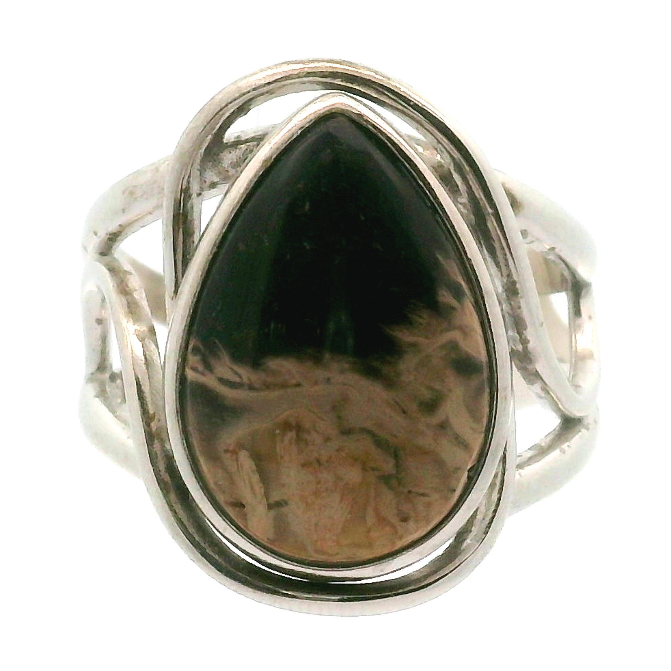 Palm Root Cuff Ring .925 Silver for Ancient Knowledge & Spiritual Transformation