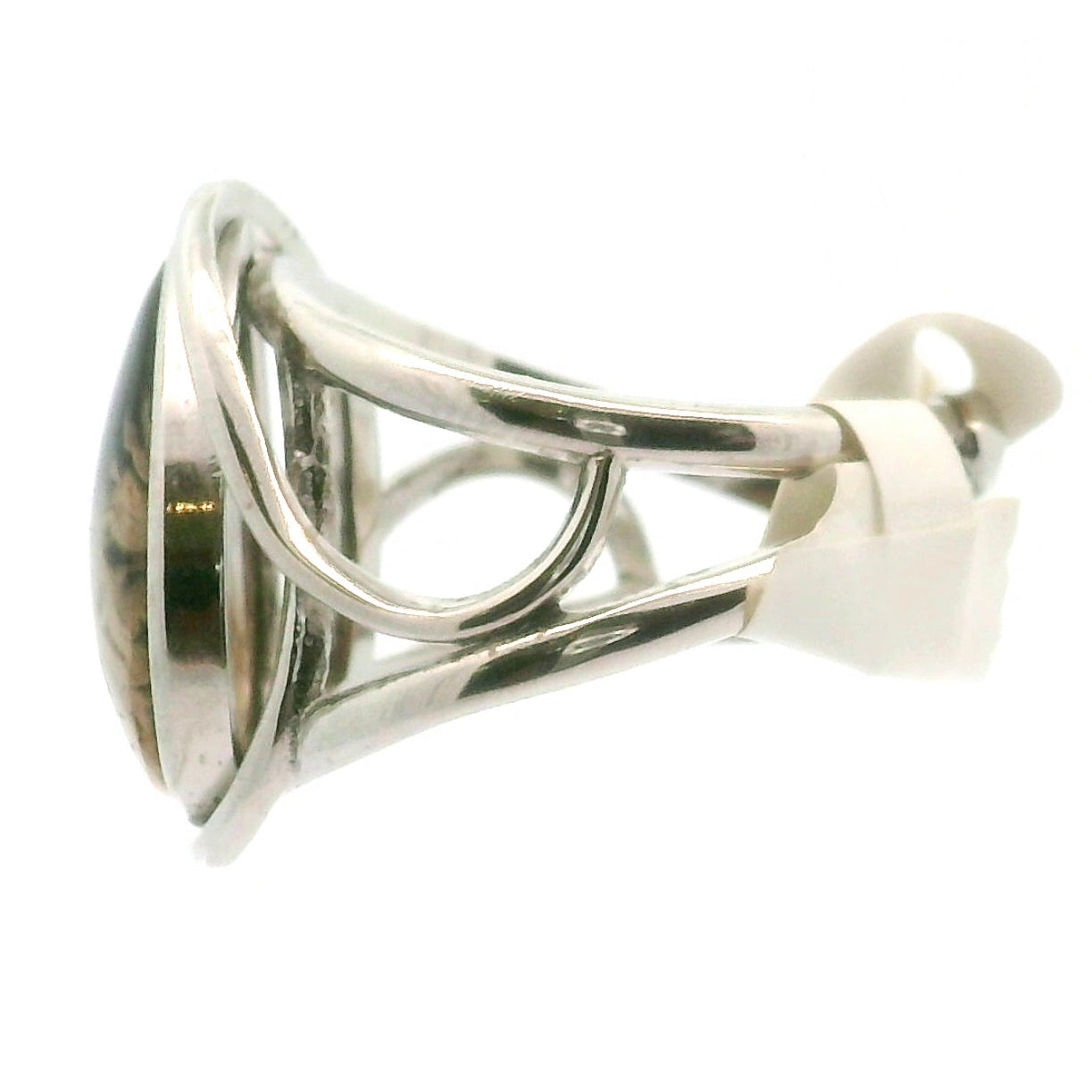 Palm Root Cuff Ring .925 Silver for Ancient Knowledge & Spiritual Transformation