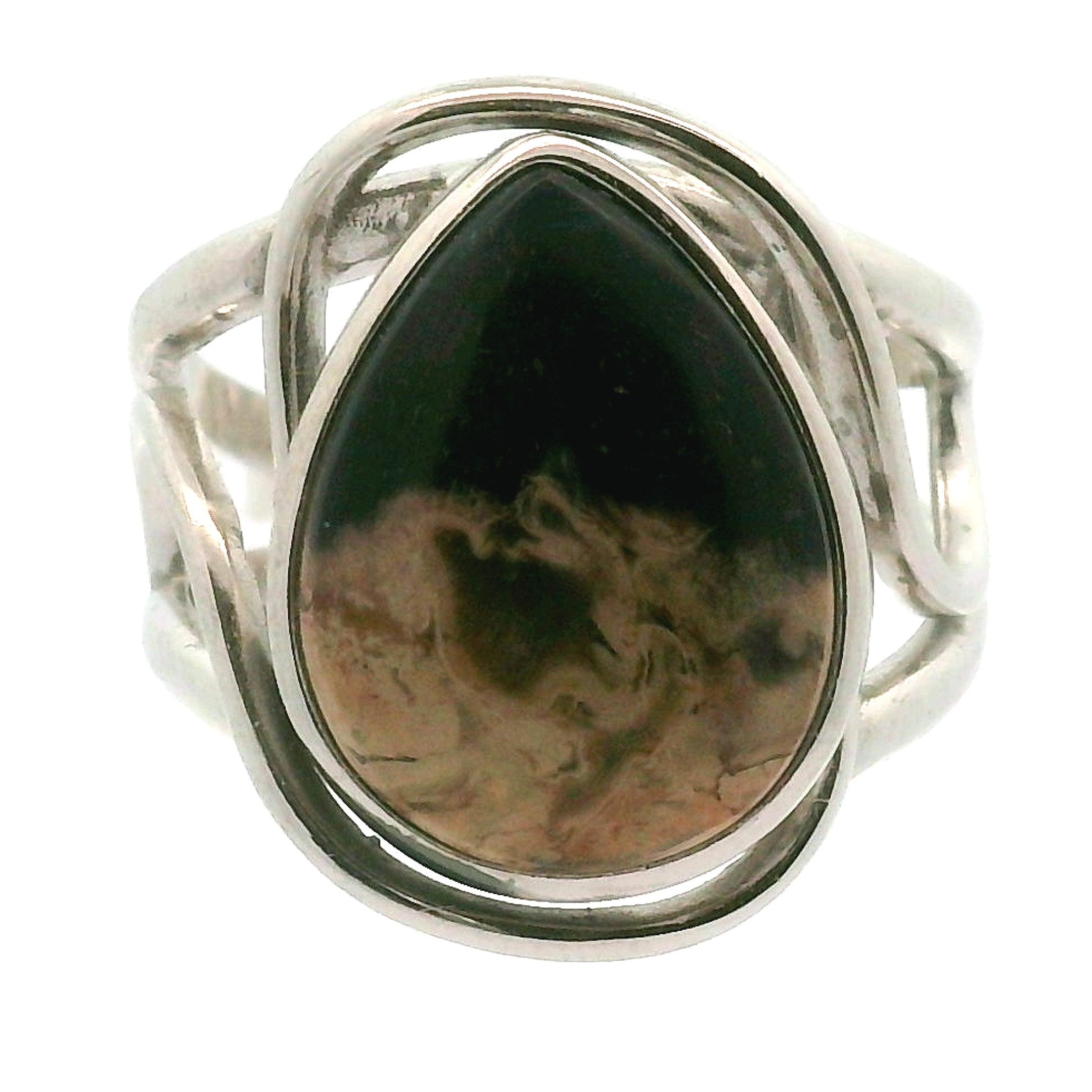 Palm Root Cuff Ring .925 Silver for Ancient Knowledge & Spiritual Transformation