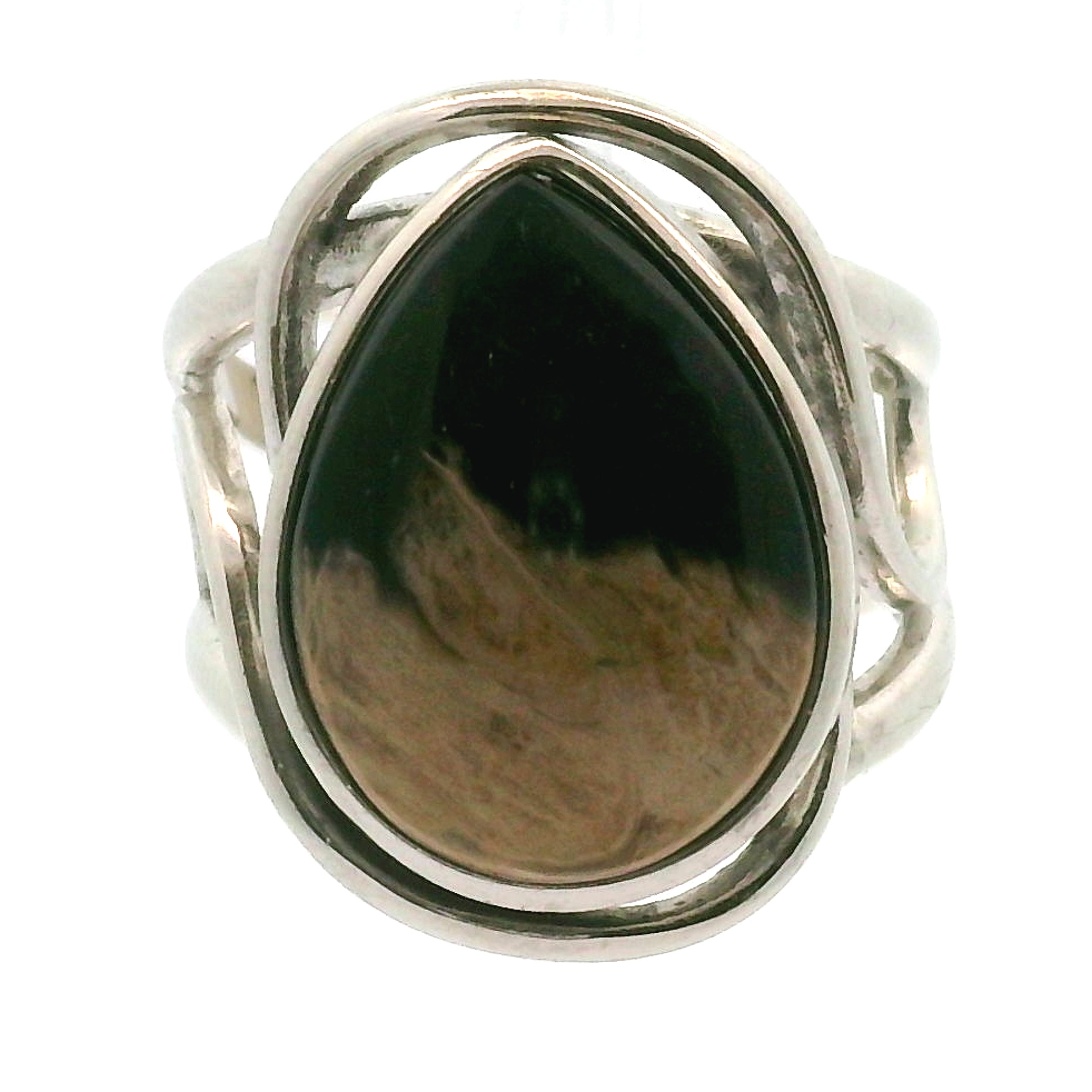 Palm Root Cuff Ring .925 Silver for Ancient Knowledge & Spiritual Transformation