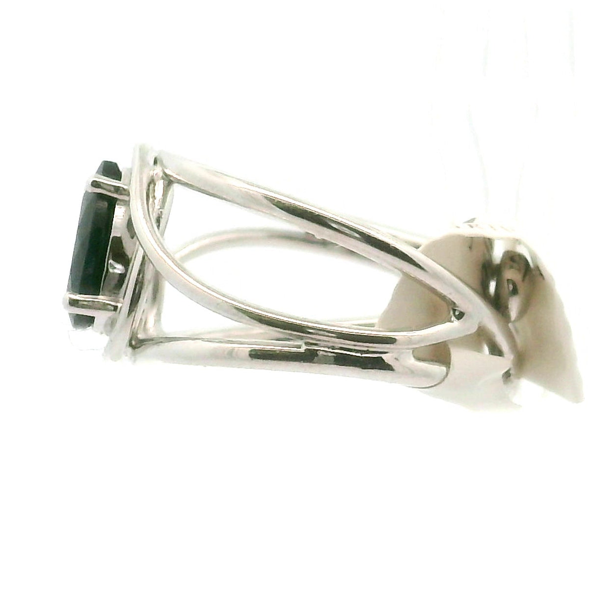Hypersthene Faceted Midi Cuff Ring .925 Silver for Manifesting Magic, Healing your Shadows and Prophetic Vision