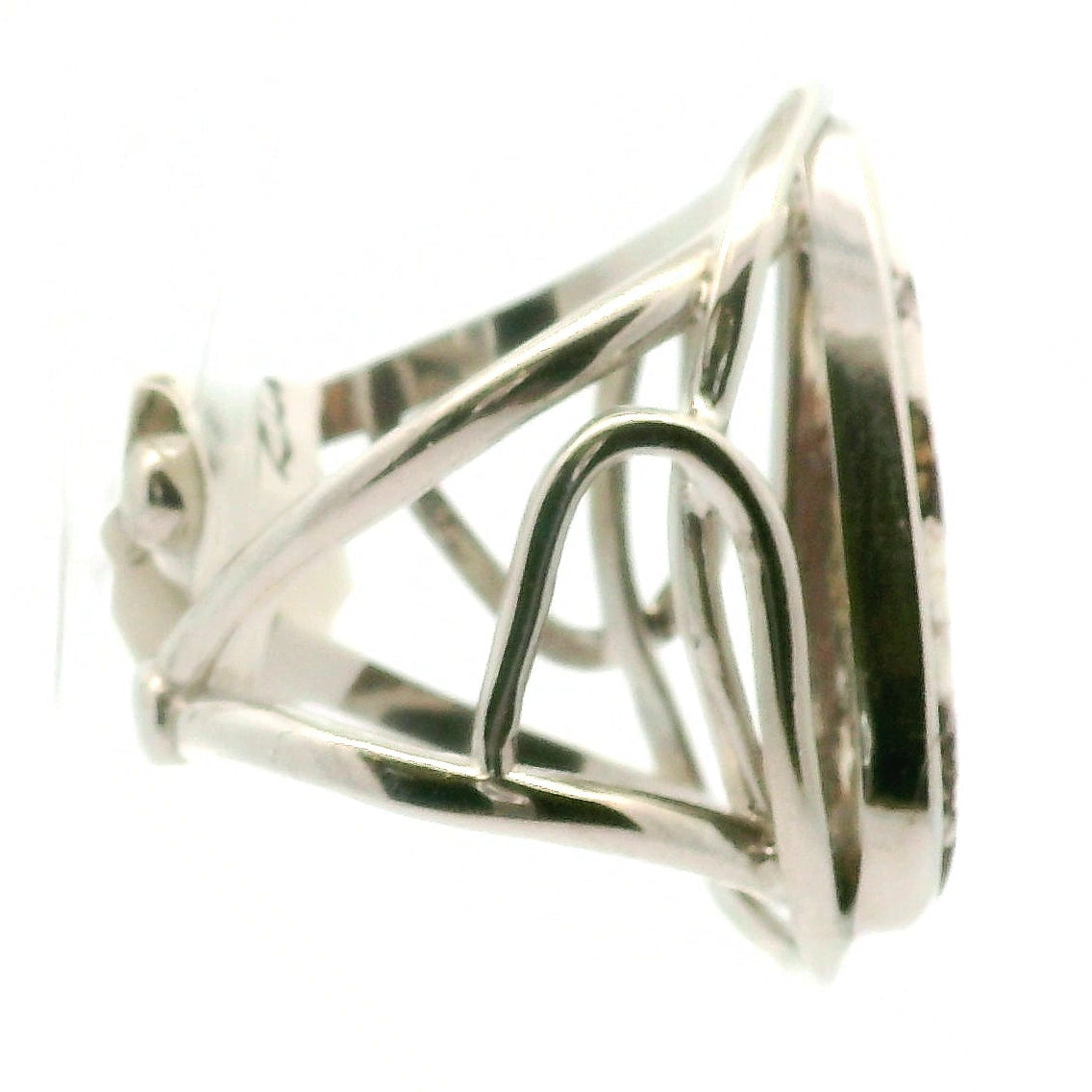 Wild Horse Cuff Ring .925 Silver for Grounding, Peace and Protection