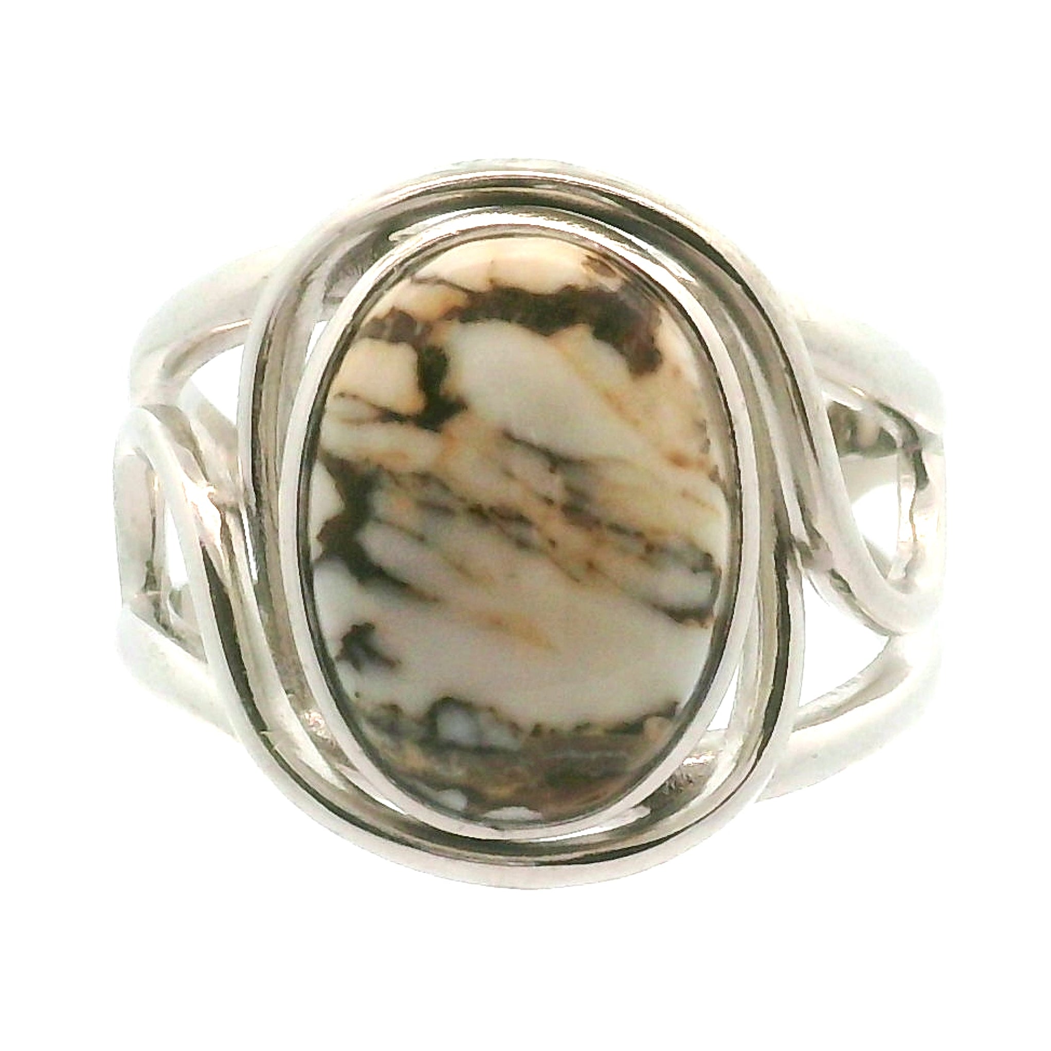 Wild Horse Cuff Ring .925 Silver for Grounding, Peace and Protection