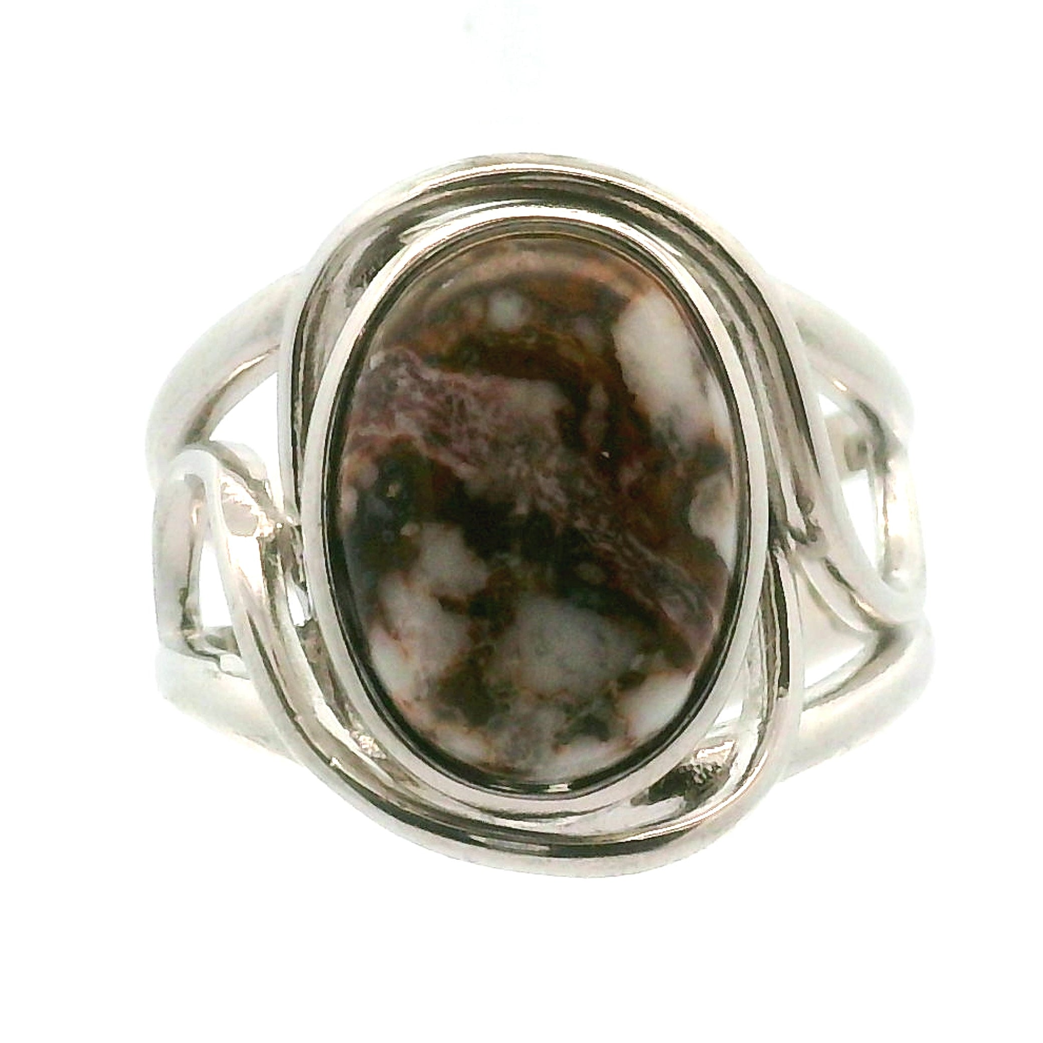 Wild Horse Cuff Ring .925 Silver for Grounding, Peace and Protection