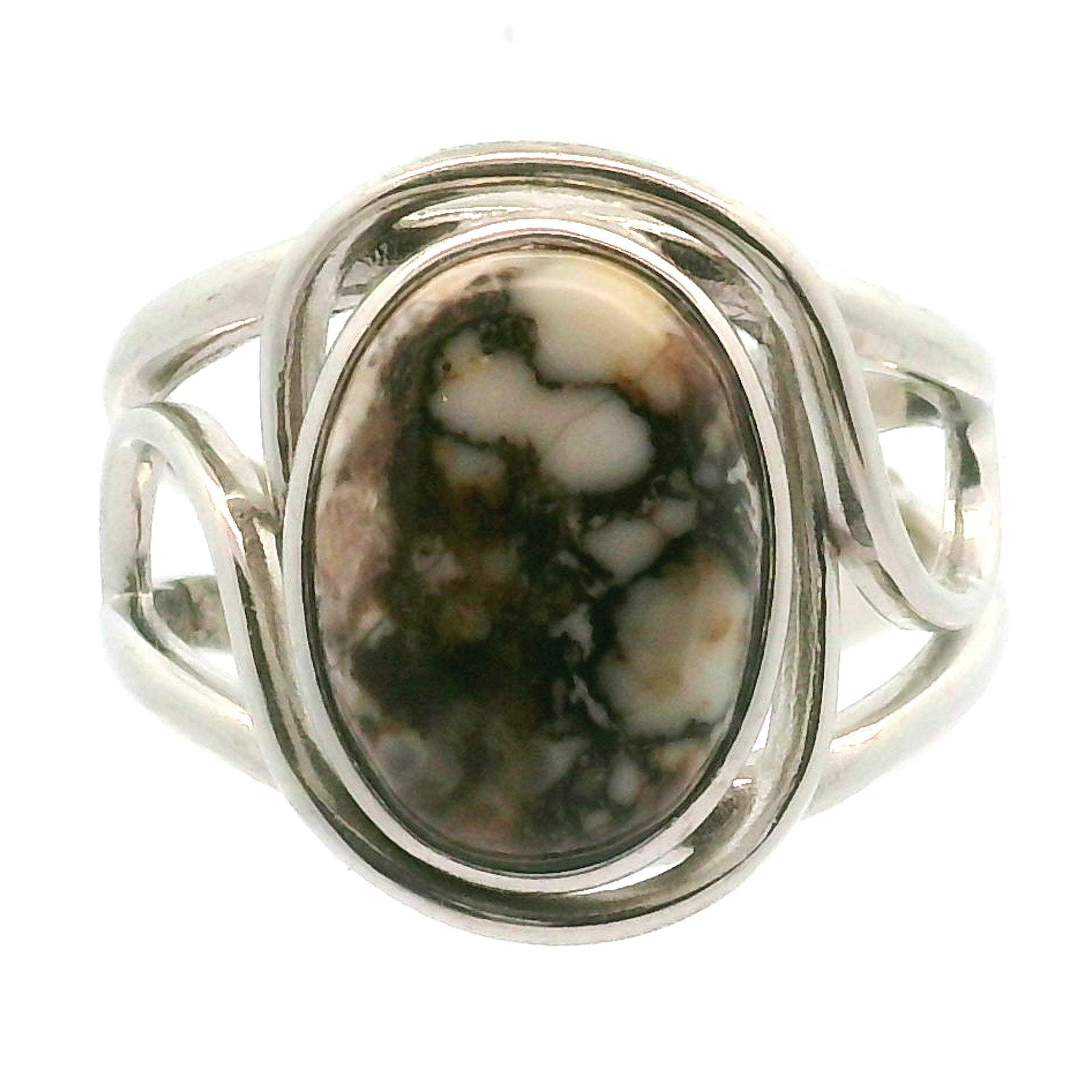 Wild Horse Cuff Ring .925 Silver for Grounding, Peace and Protection